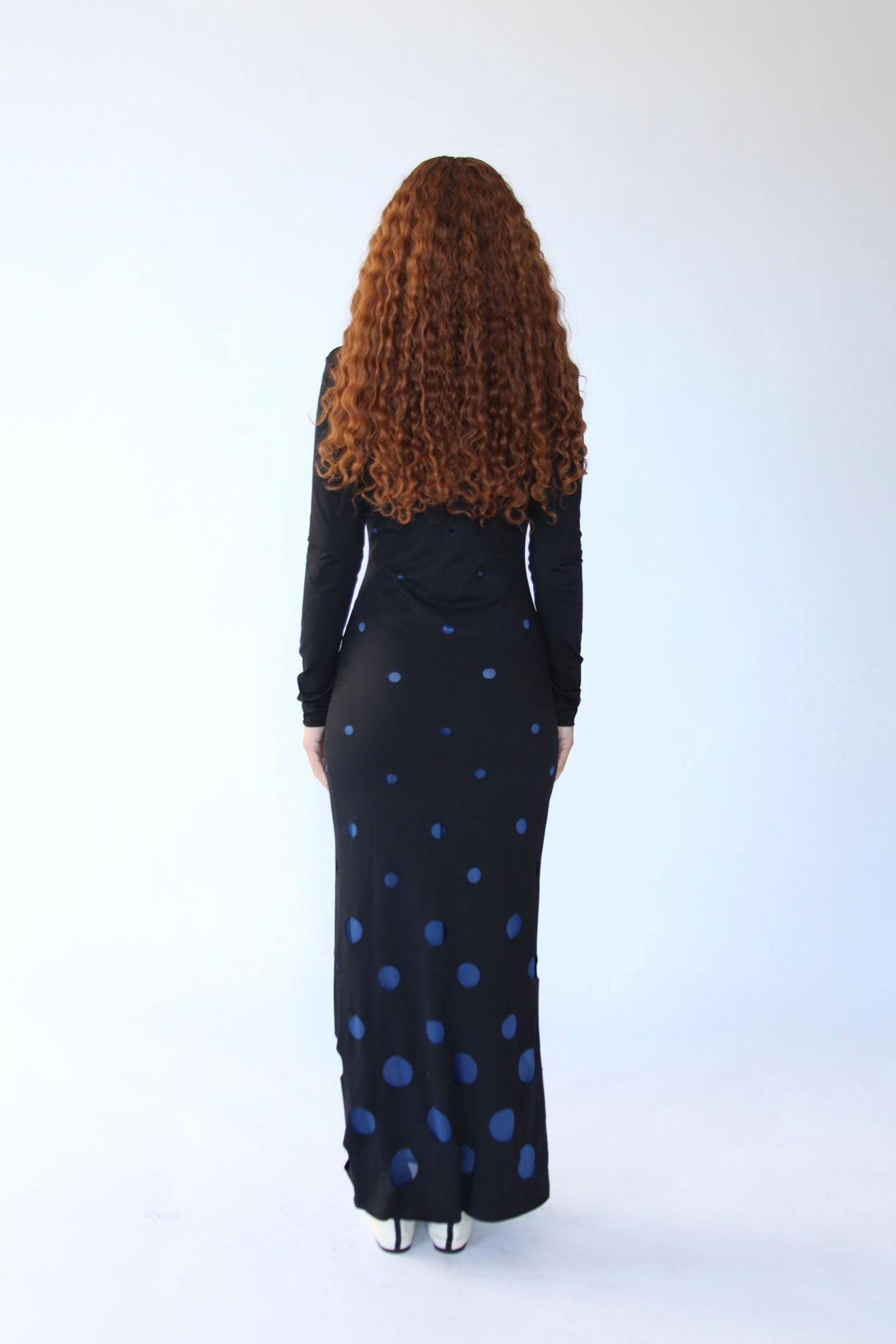 Moschino 80s Circle Motif Dress