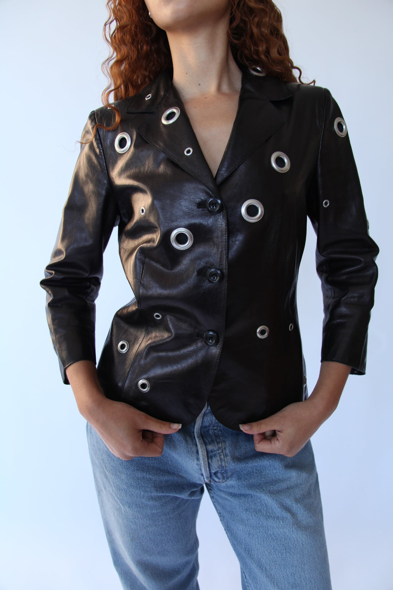 Moschino 2000s Leather Jacket