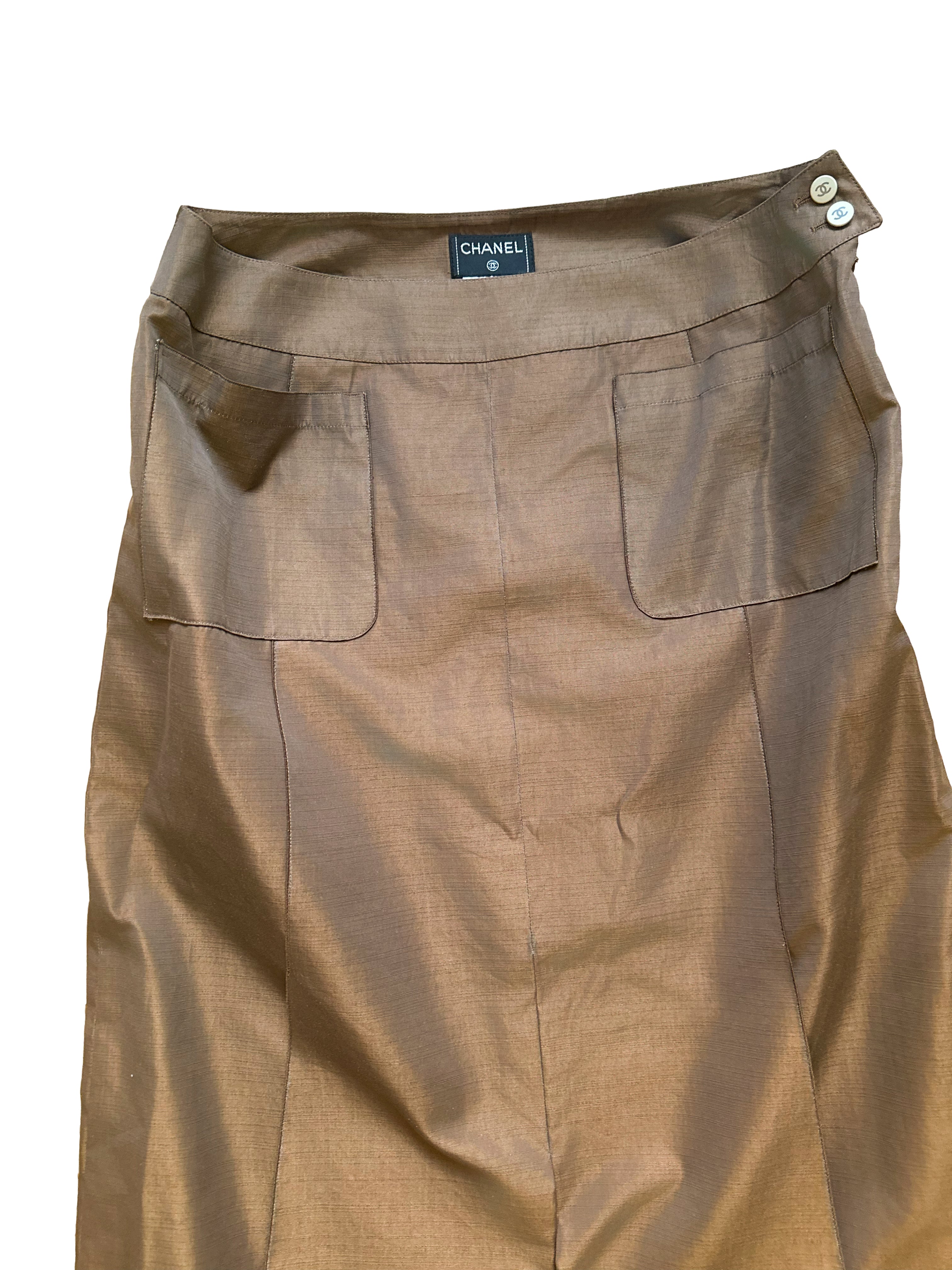 Chanel SS 1999 Metallic Skirt