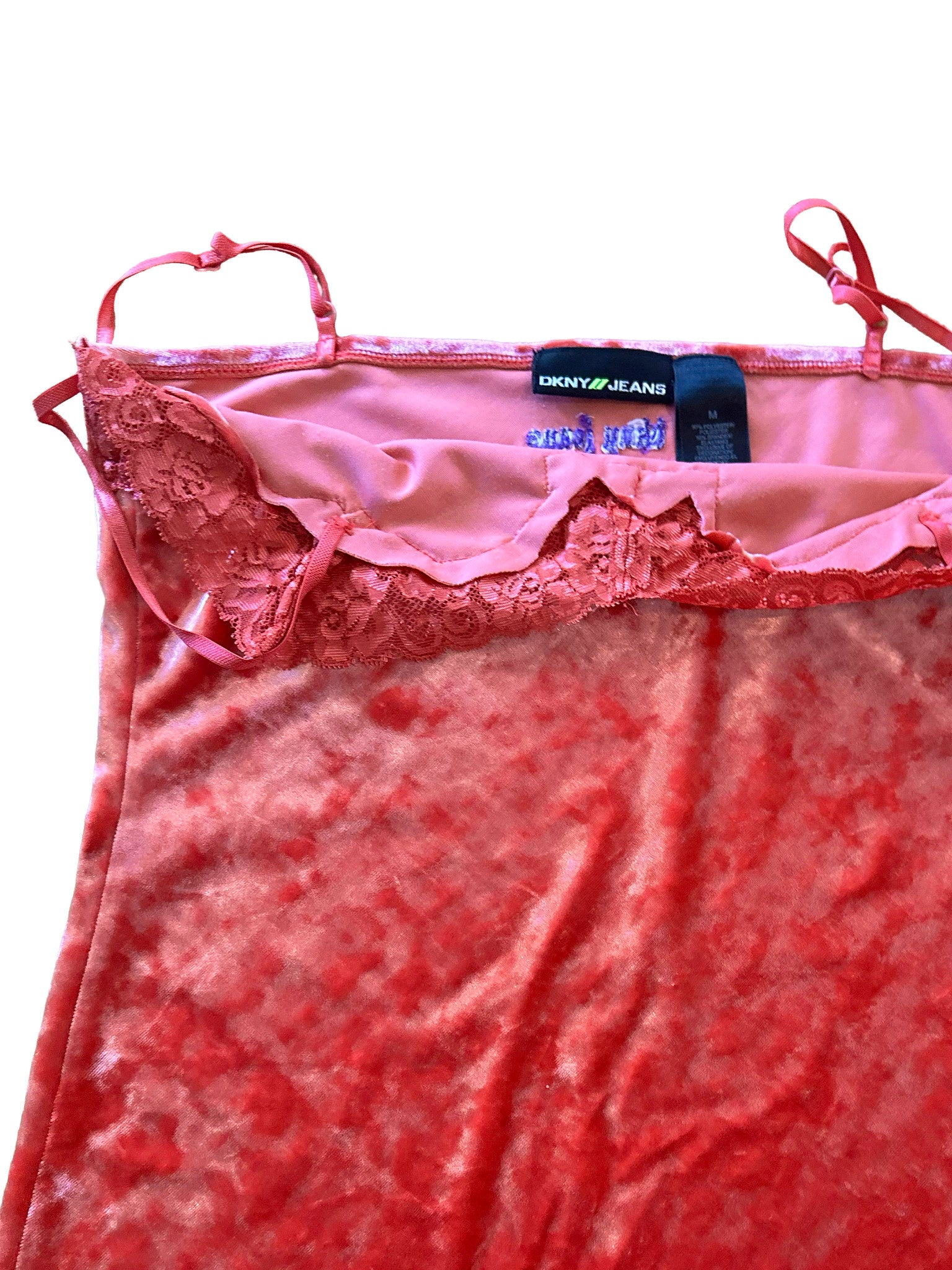 DKNY 90s Velvet Top