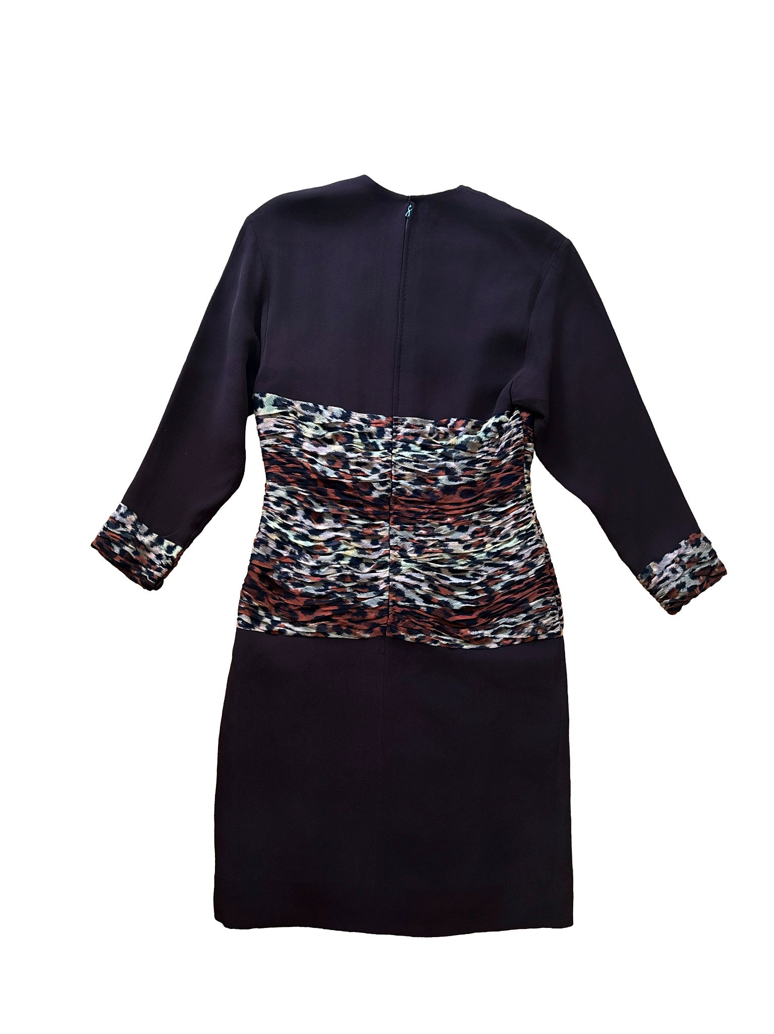 Jean Louis Scherrer FW90 1990 Silk Dress
