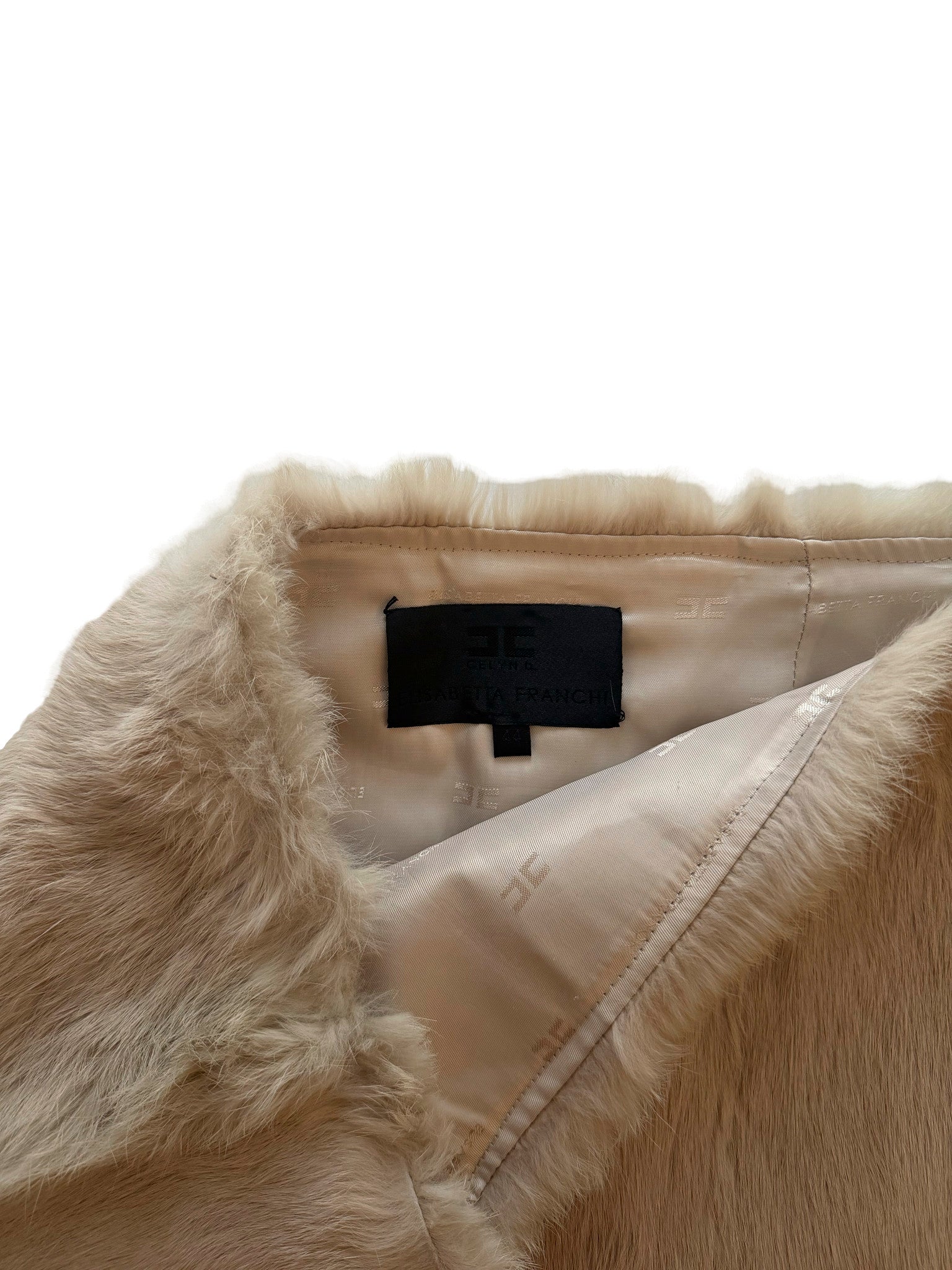 Elisabetta Franchi Fur Mini Skirt