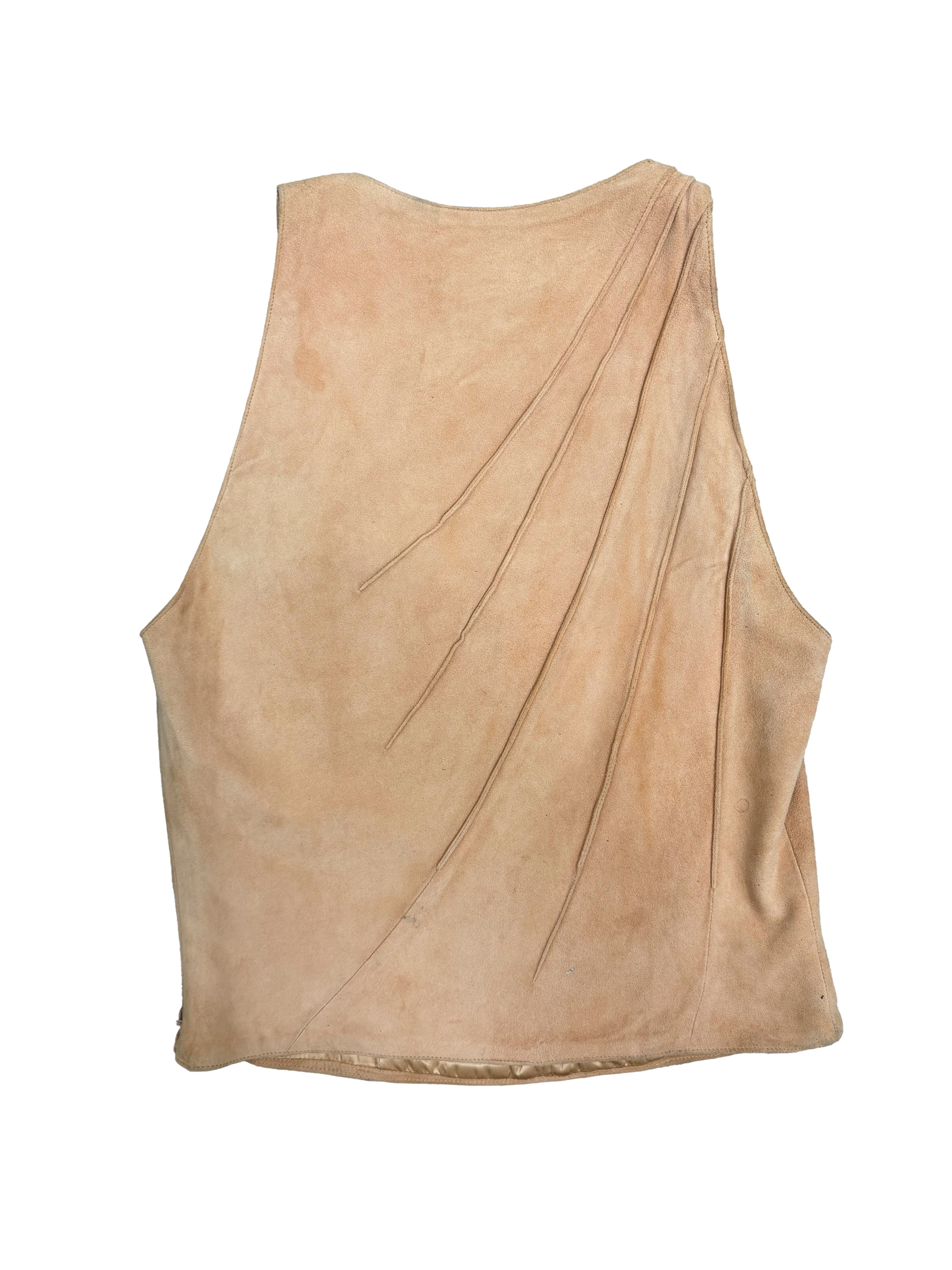 Thierry Mugler 90s Suede Top