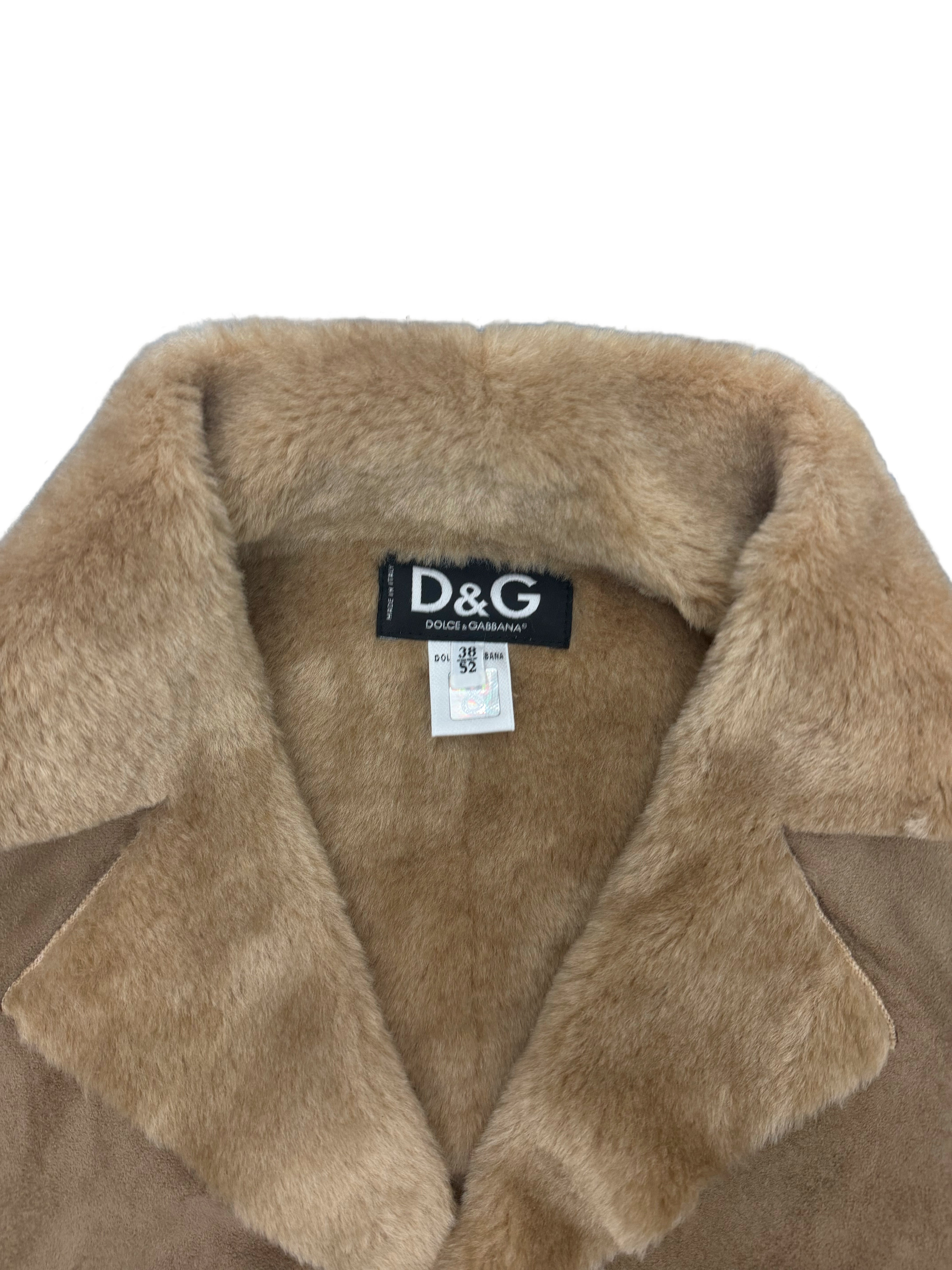 Dolce Gabbana Shearling Jacket