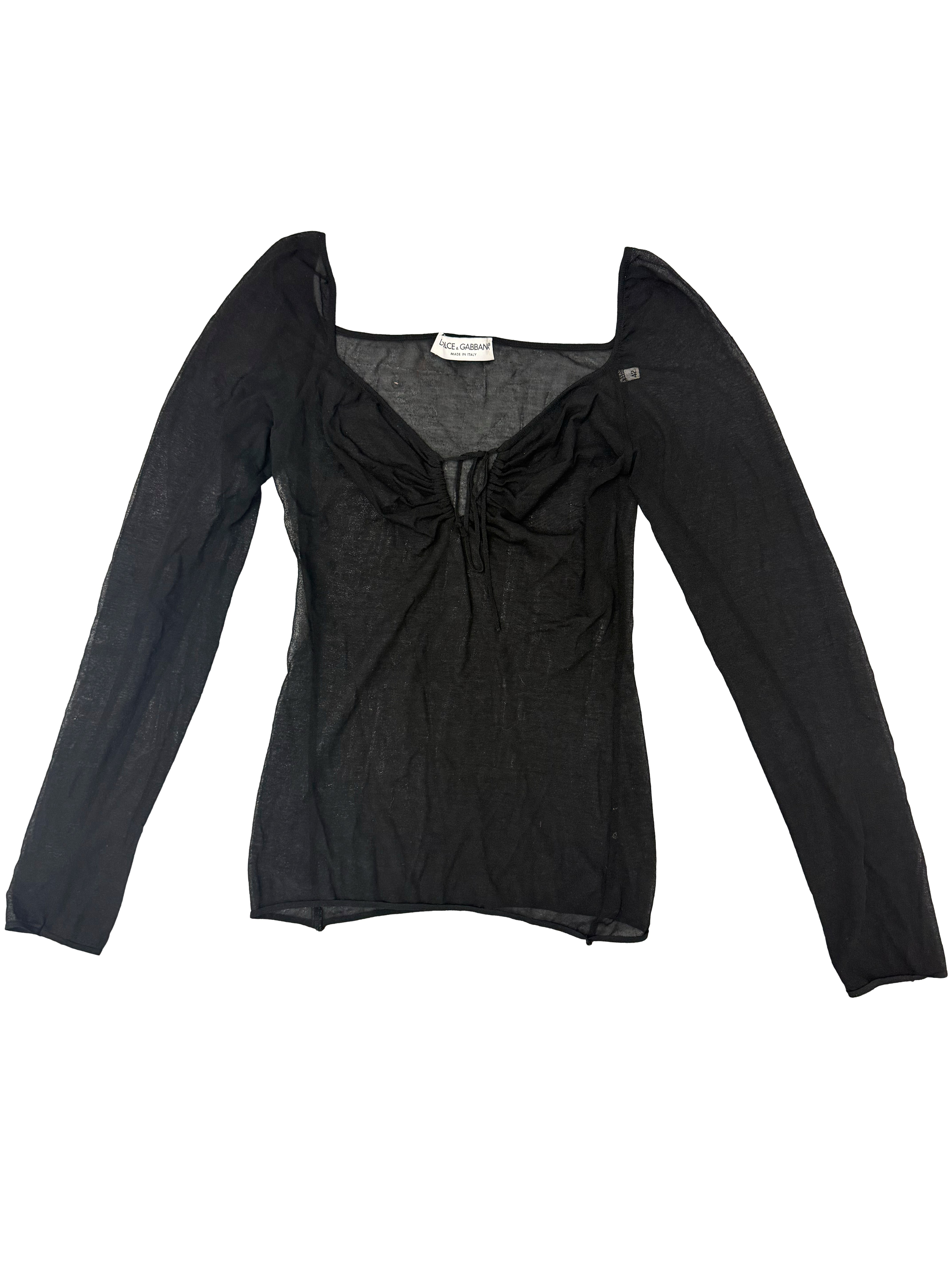 Dolce & Gabbana Sheer Top