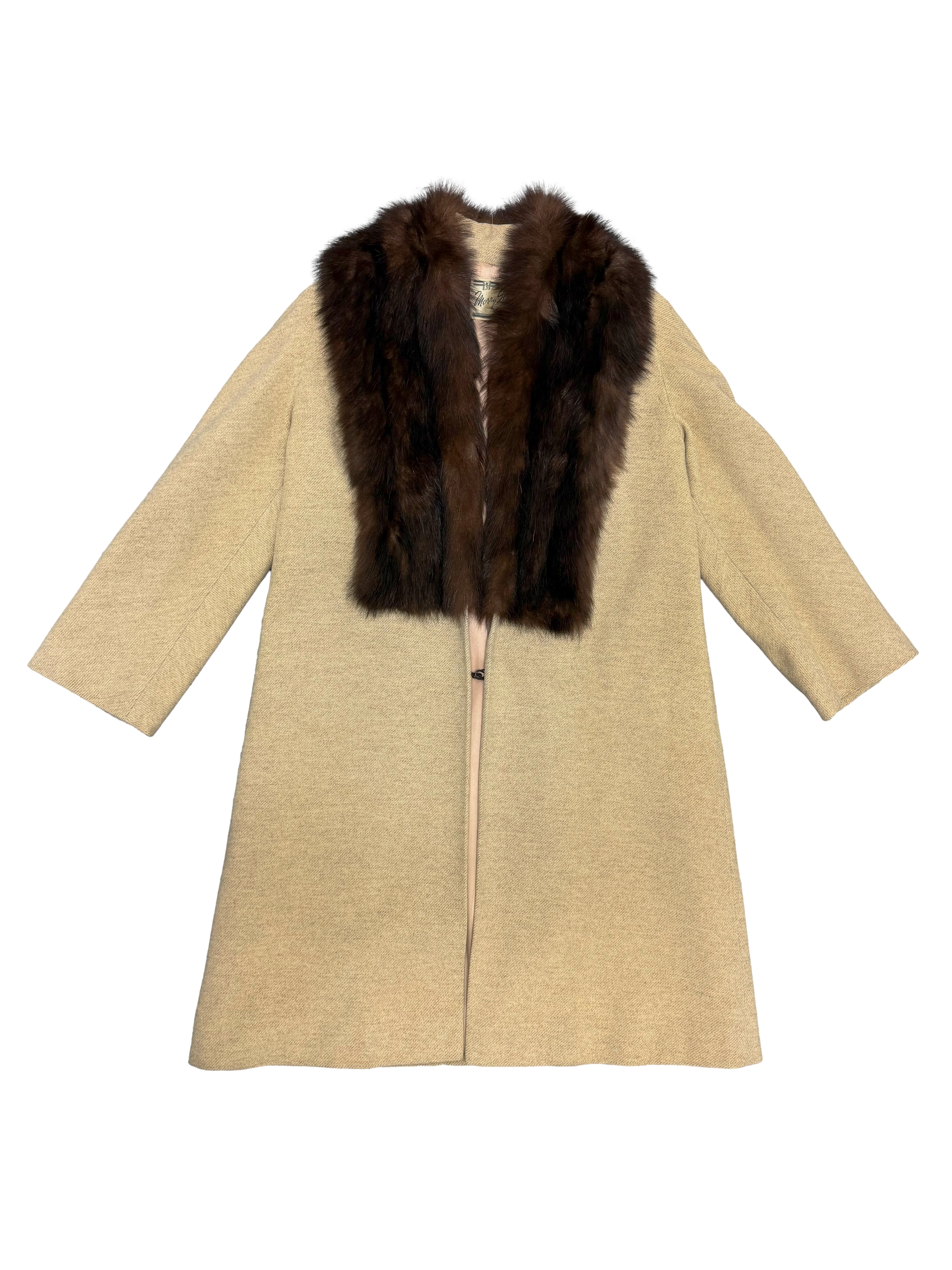 Vintage Mink Collar Coat
