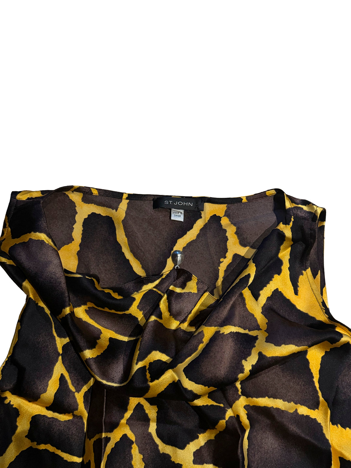 St. John Silk Top