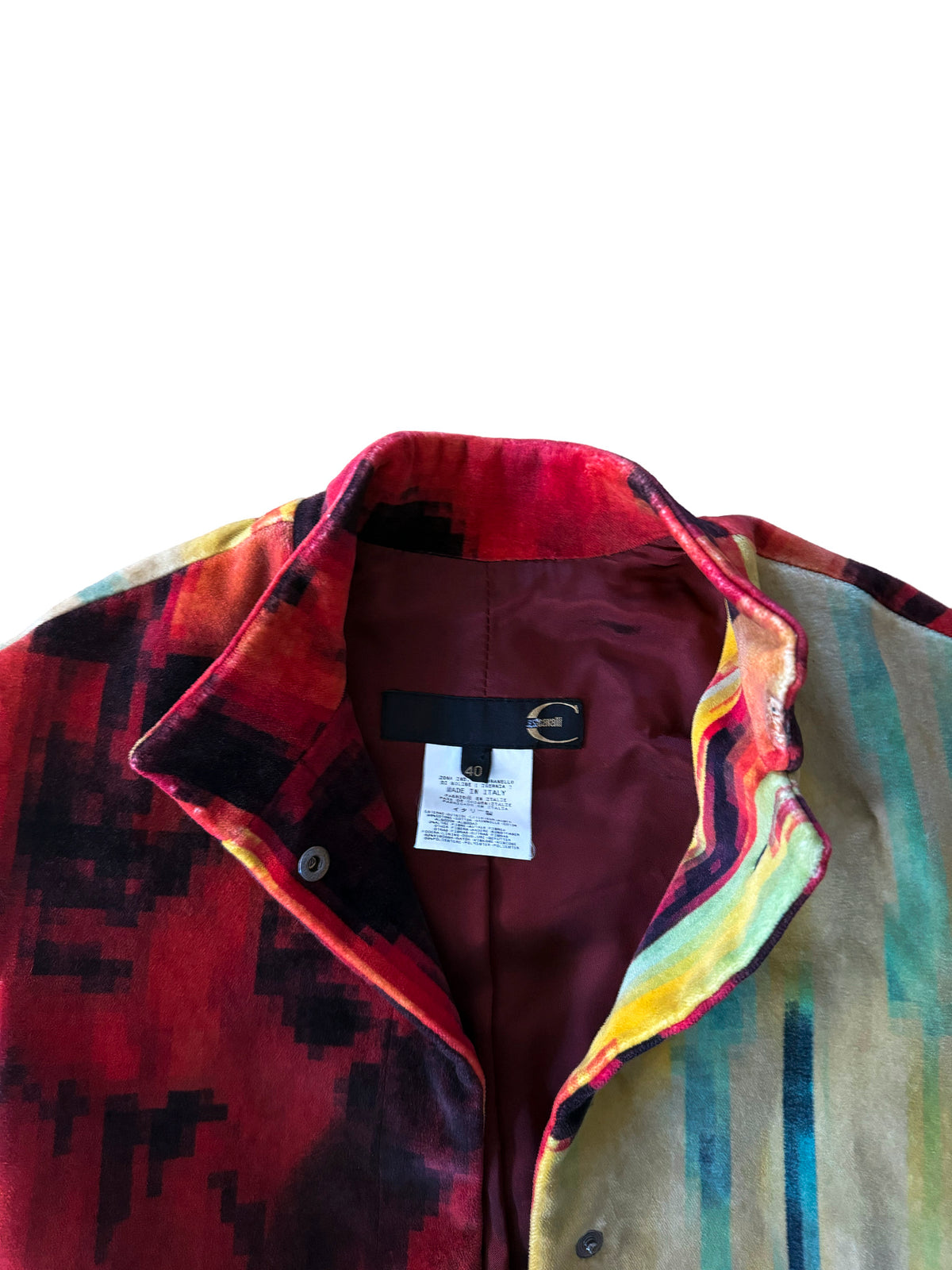 Roberto Cavalli 90s Pixel Jacket