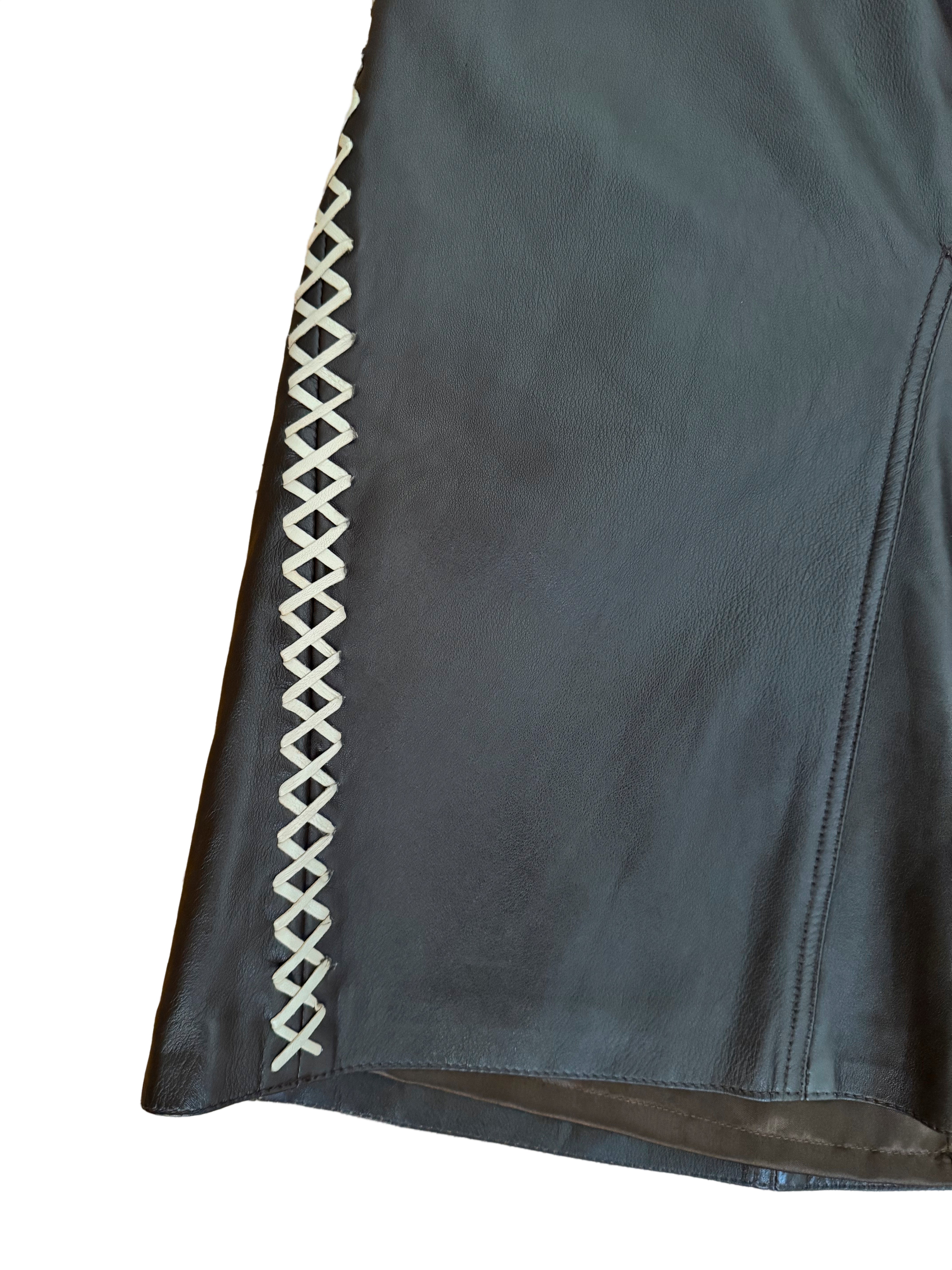 Just Cavalli Leather Skirt