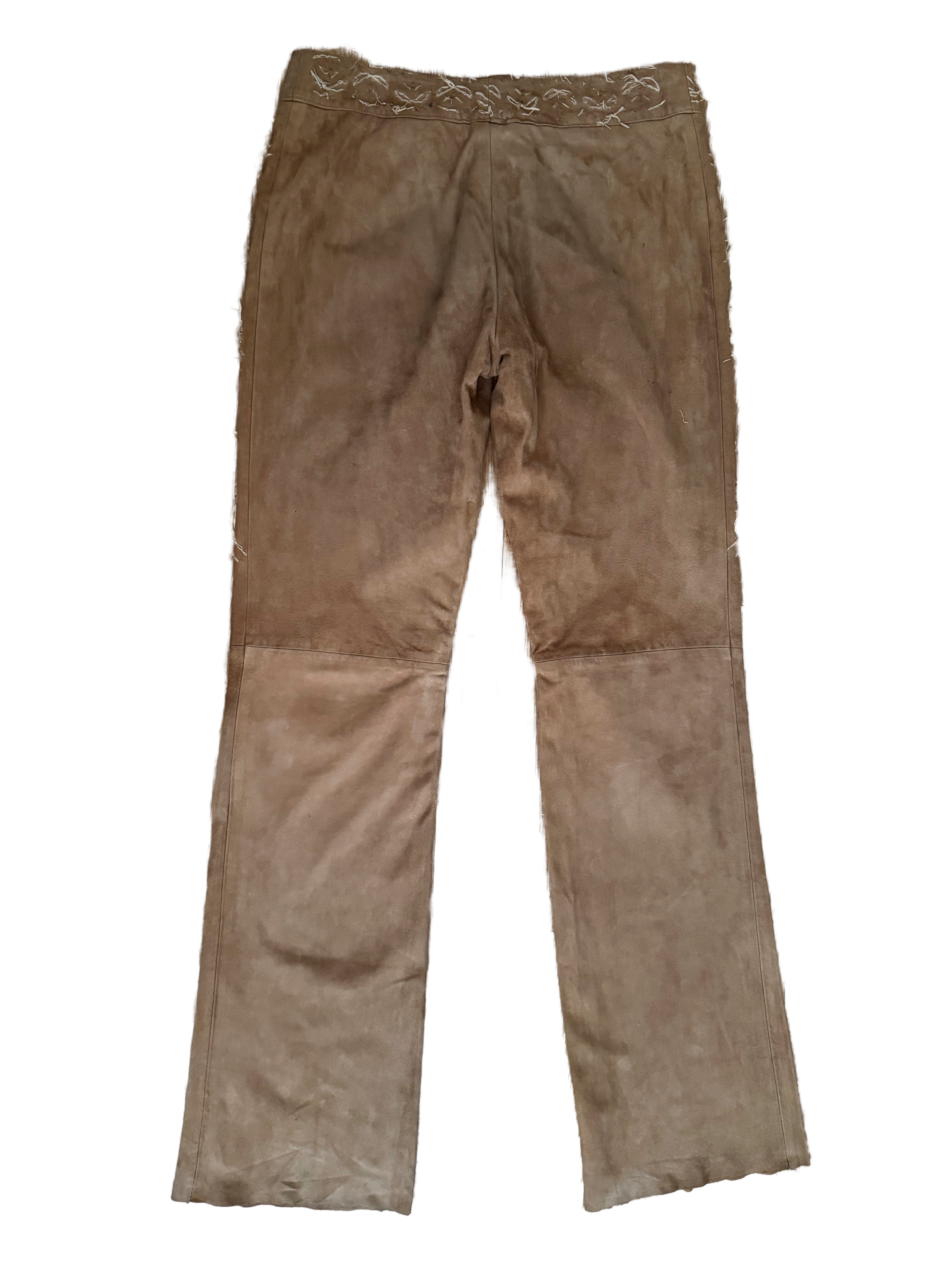 Unsigned Embelished Leather Pants