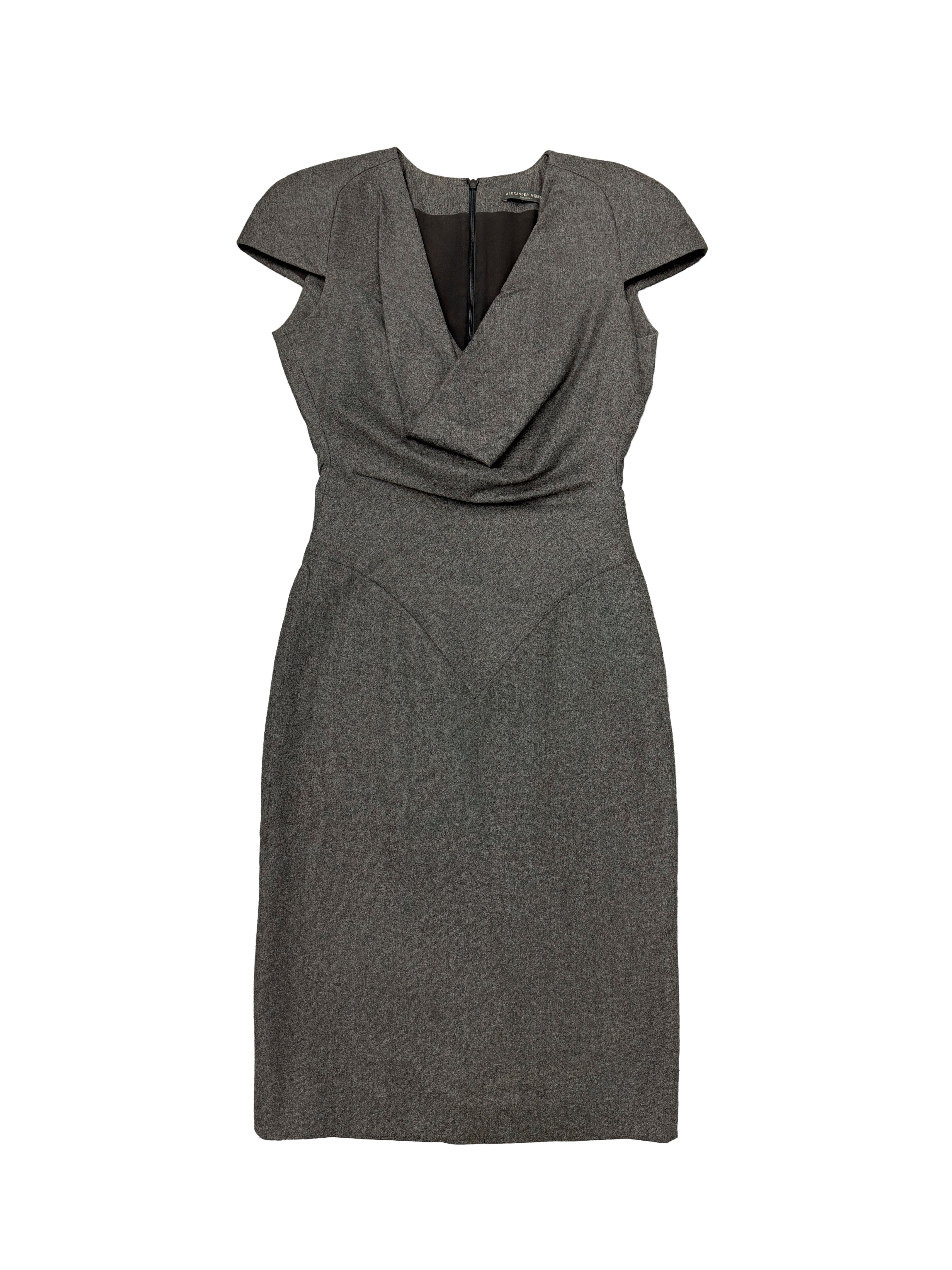 Alexander Mcqueen Wool Dress