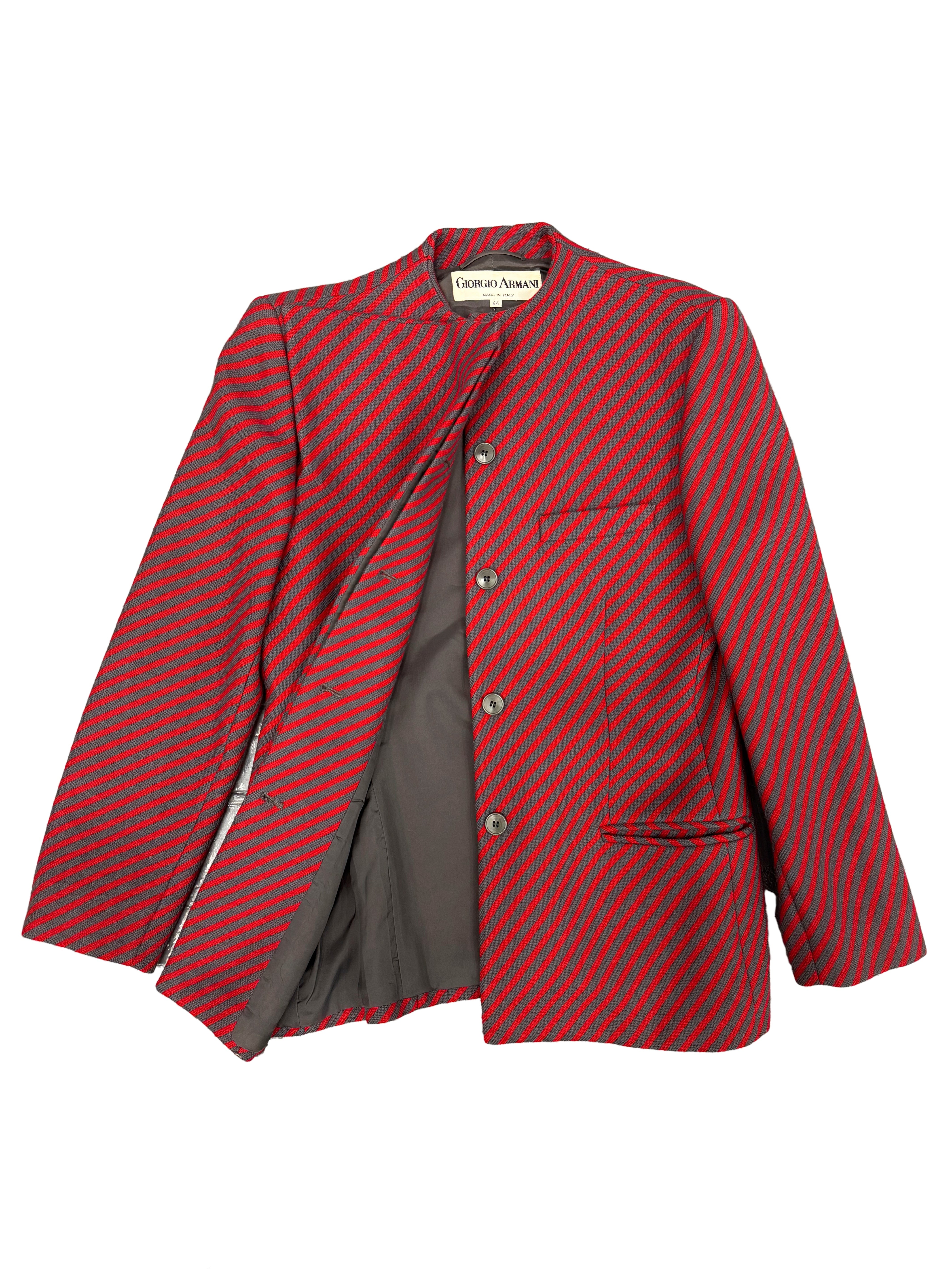 Giorgio Armani 80s Stripe Jacket