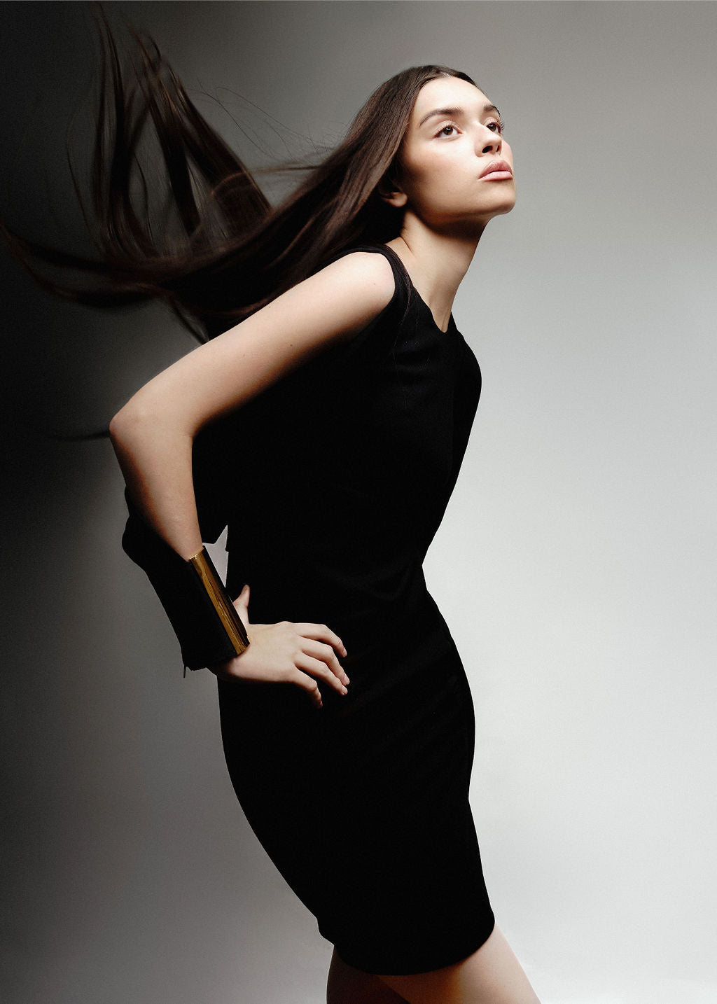 Gucci Black and Gold Dress