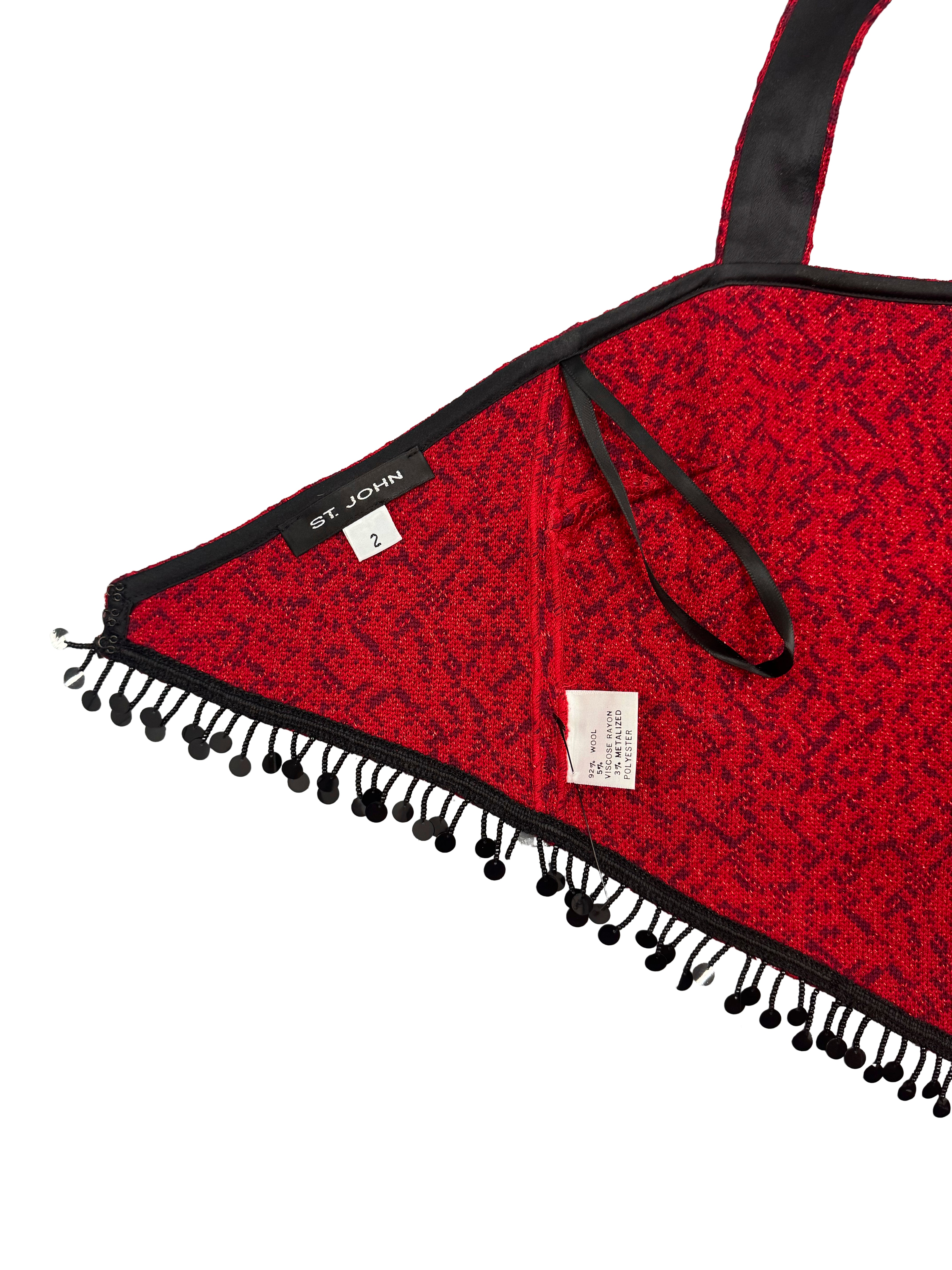 St. John Sequin Top