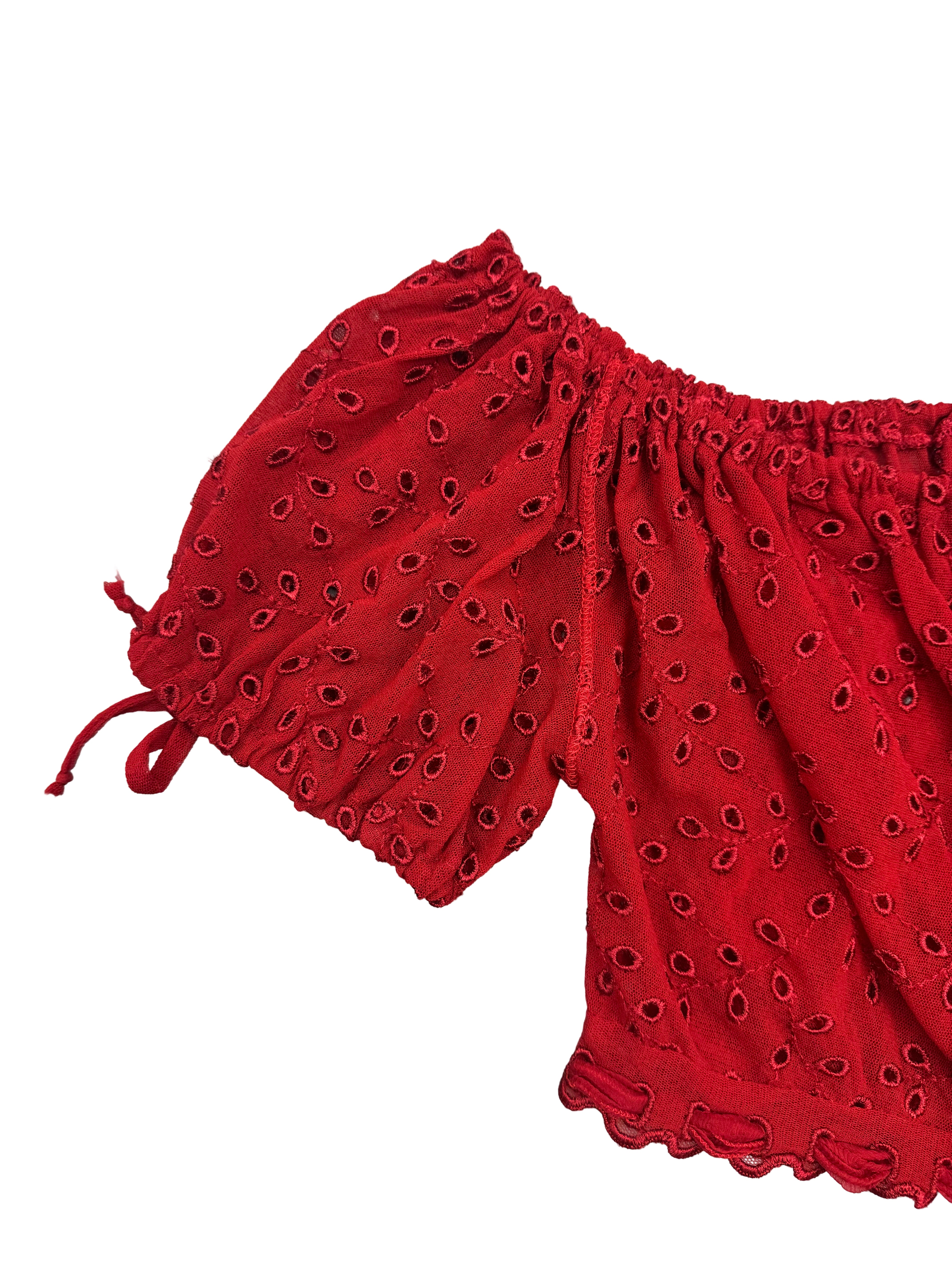 Jean Paul Gaultier Eyelet Top