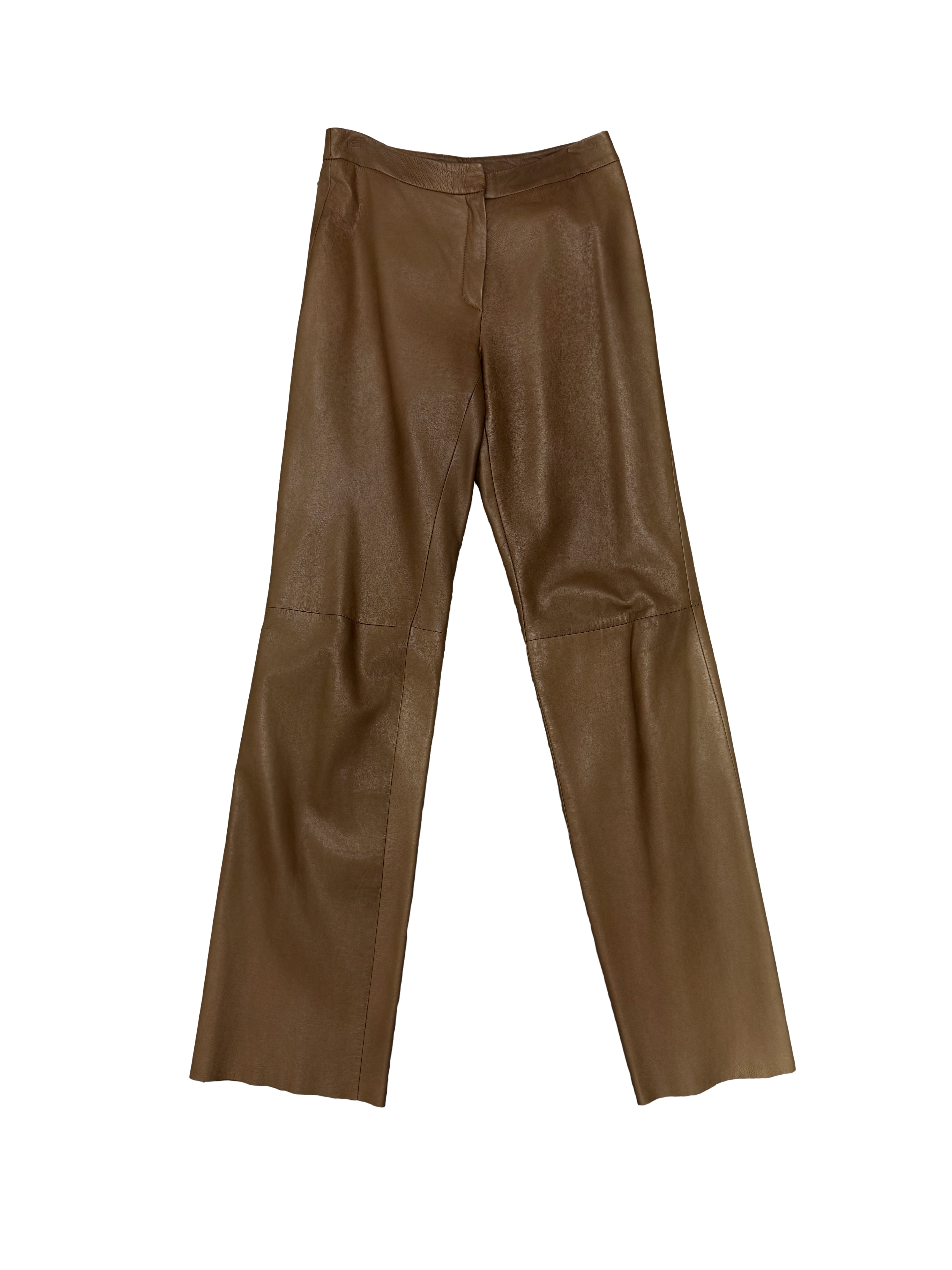S'Max Mara Leather Pants