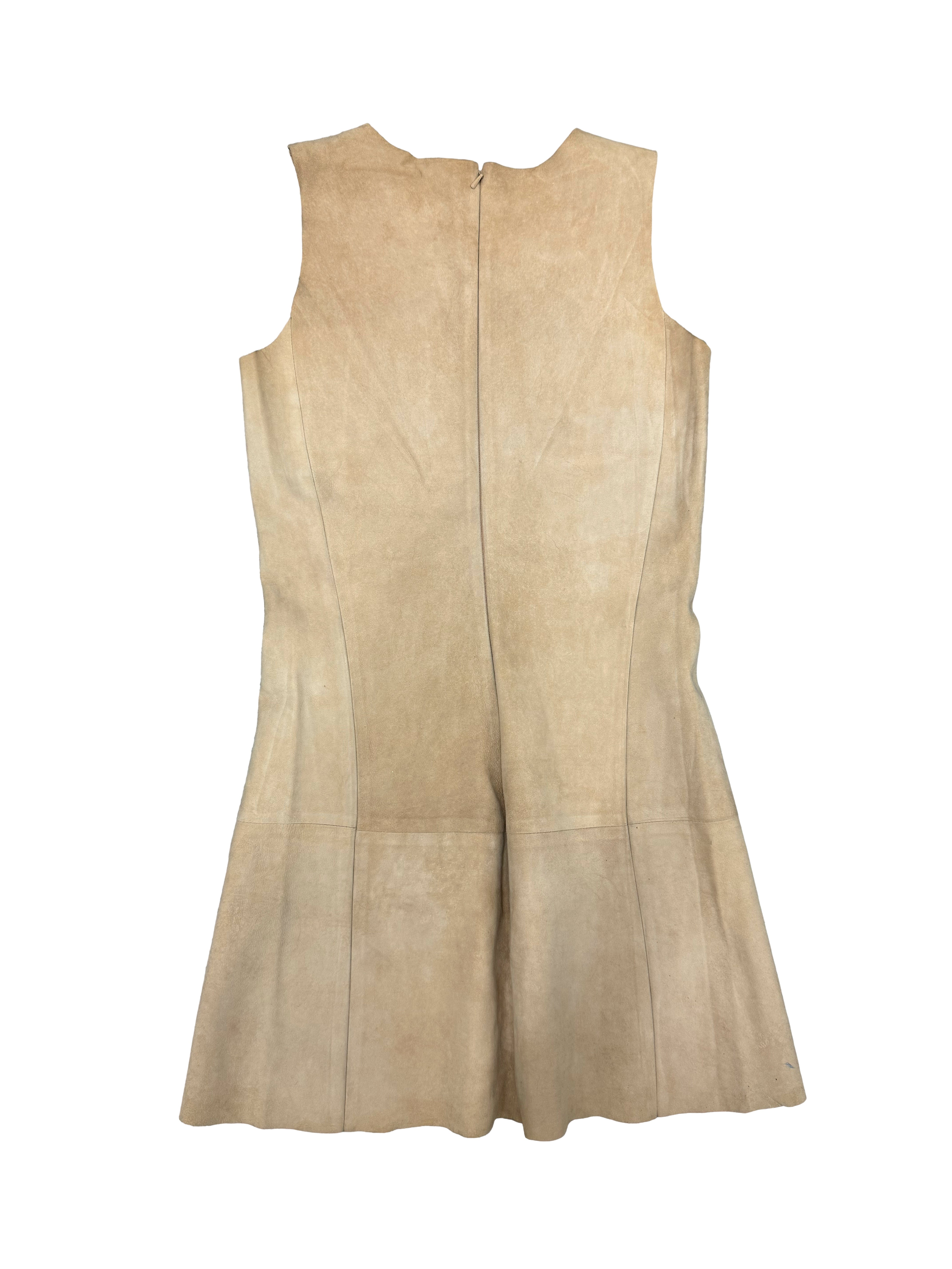 Balenciaga 2009 Suede Mini Dress