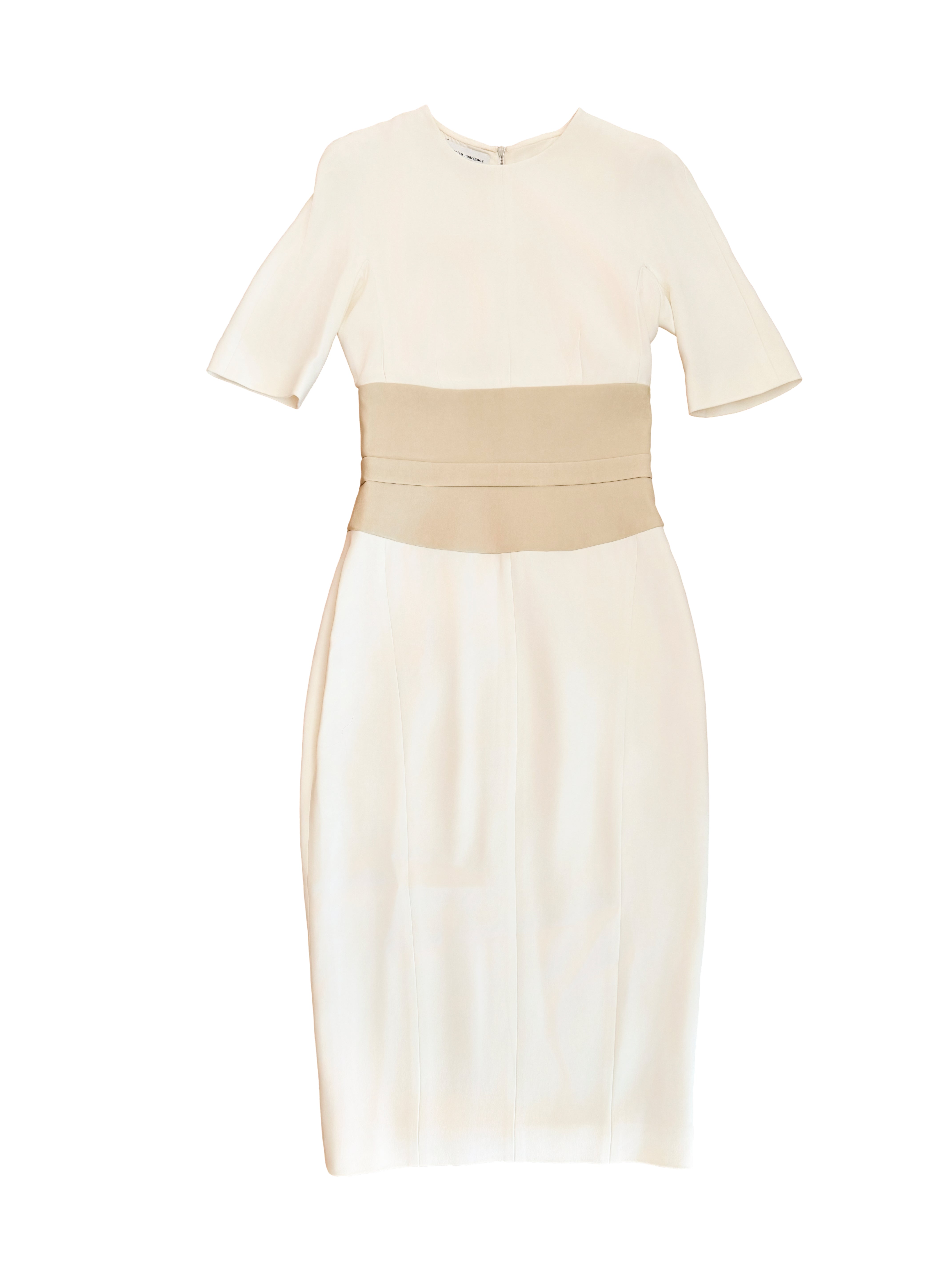 Narciso Rodriguez Leather Waist Dress