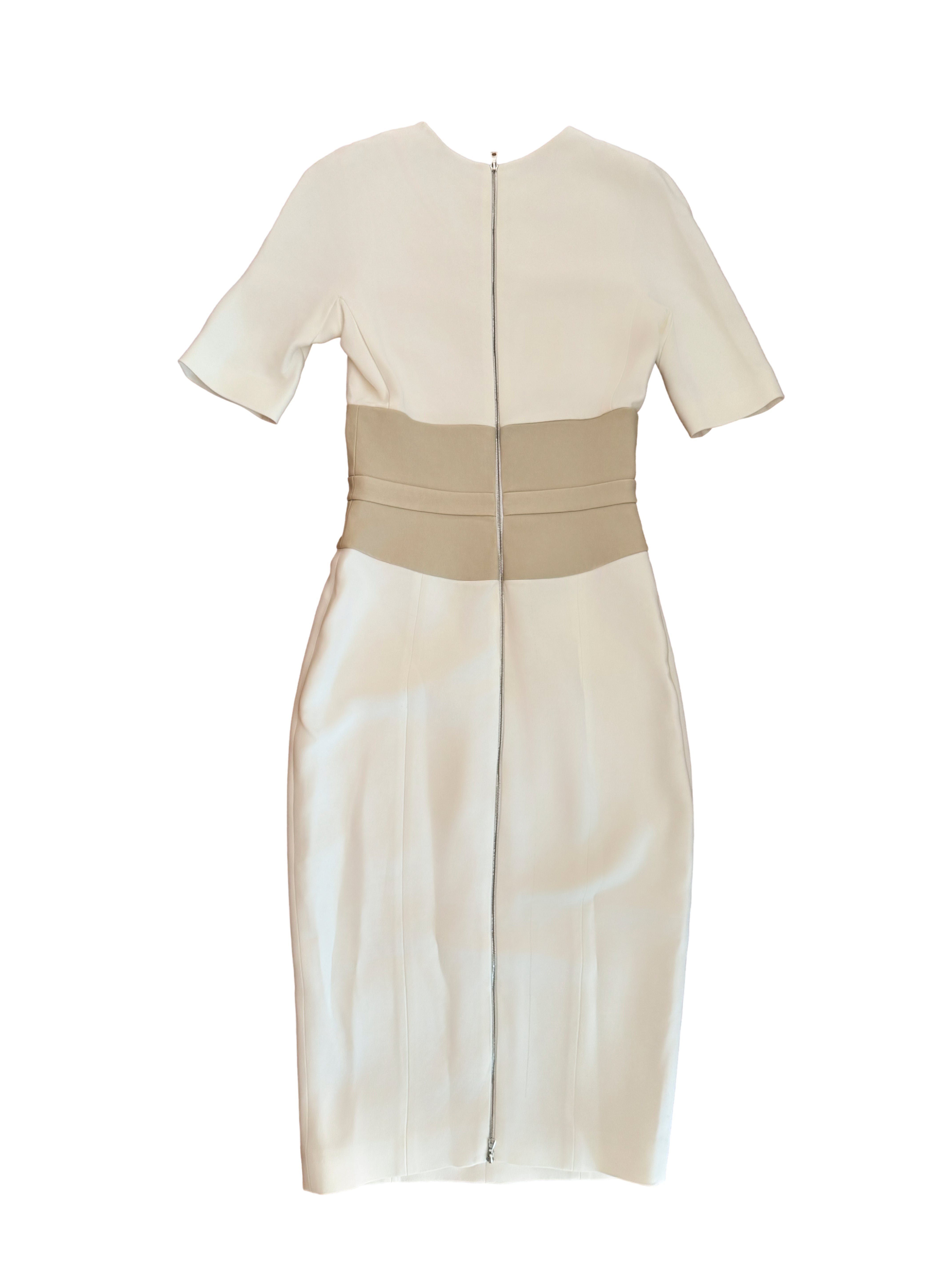Narciso Rodriguez Leather Waist Dress