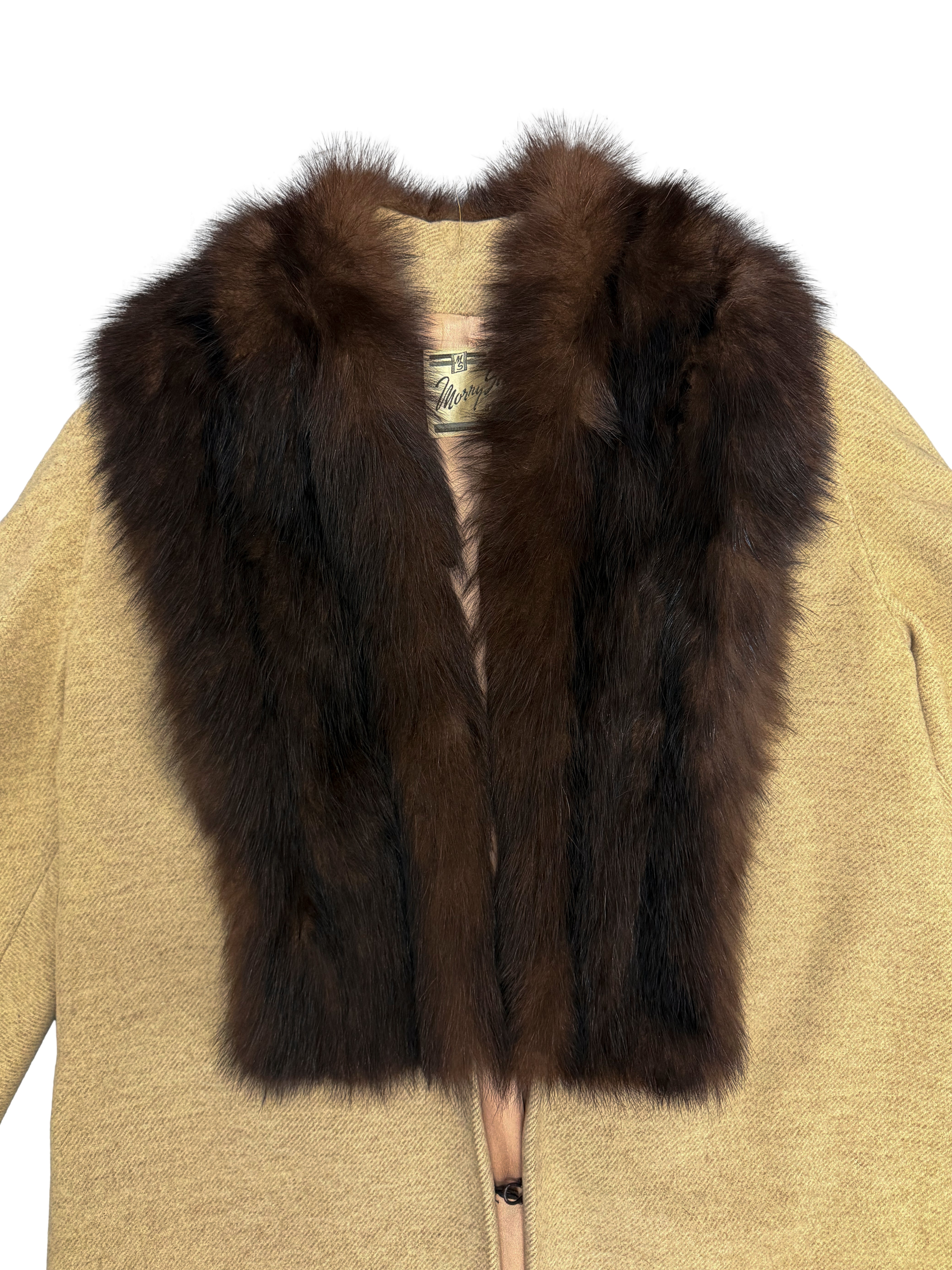Vintage Mink Collar Coat