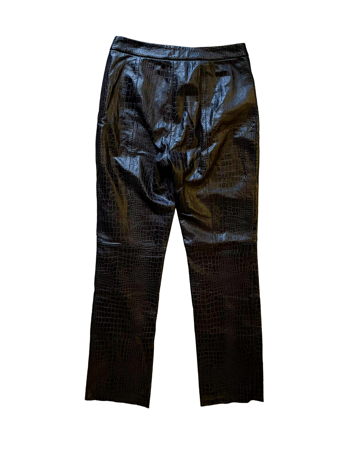 Saks Fifth Avenue Leather Embossed Pants