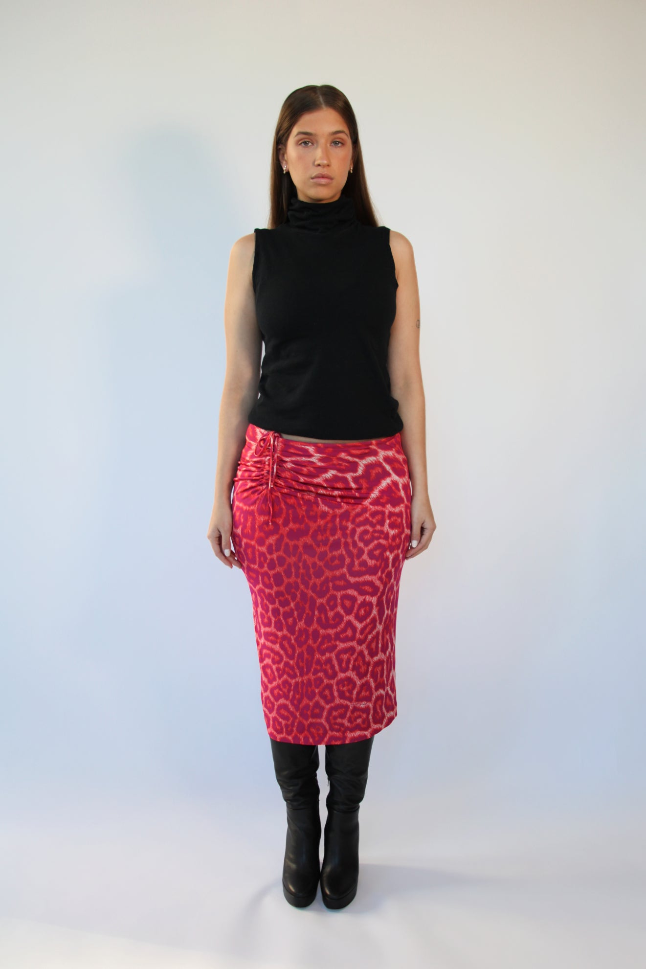 Just Cavalli 2000s Leopard Skirt