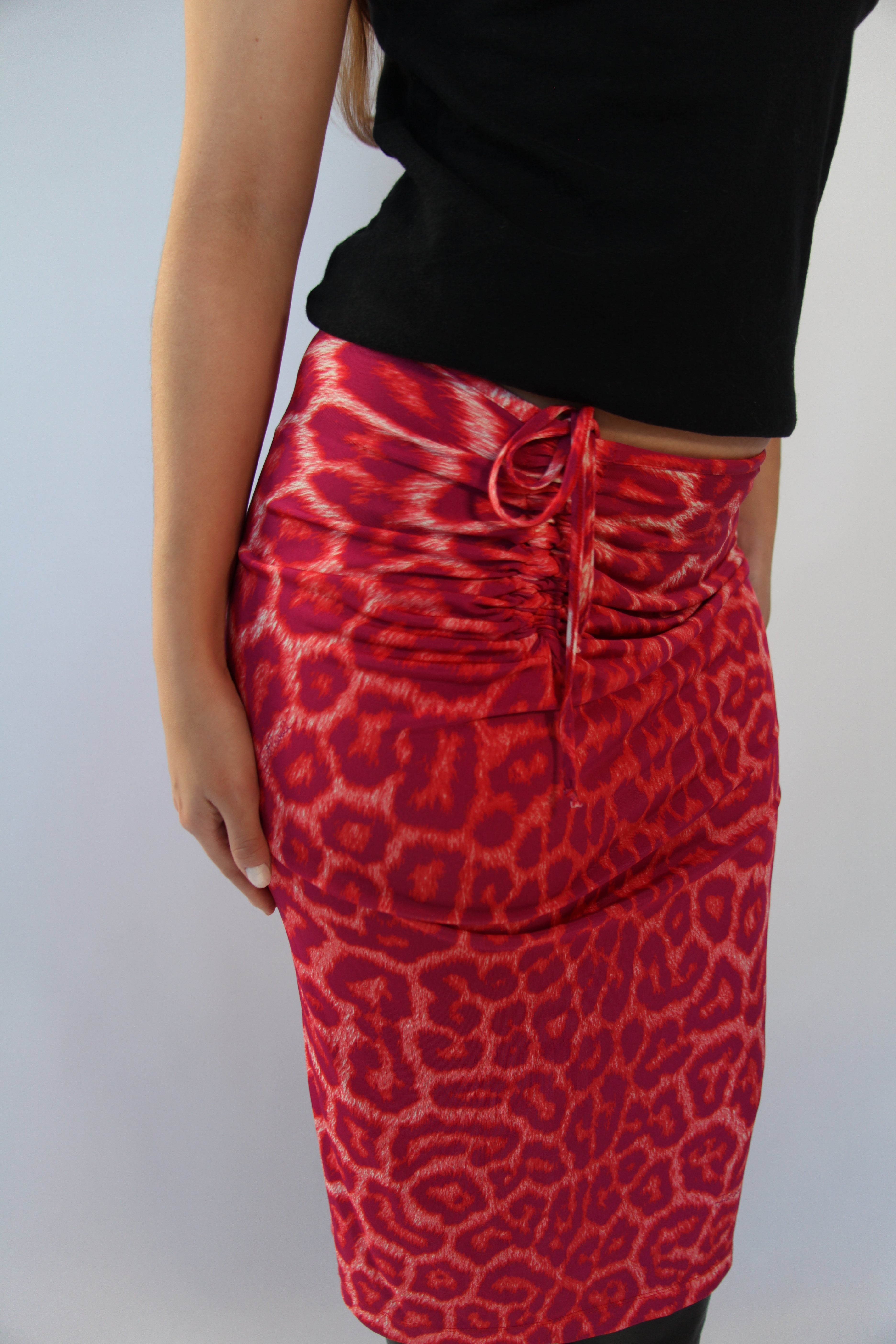 Just Cavalli 2000s Leopard Skirt