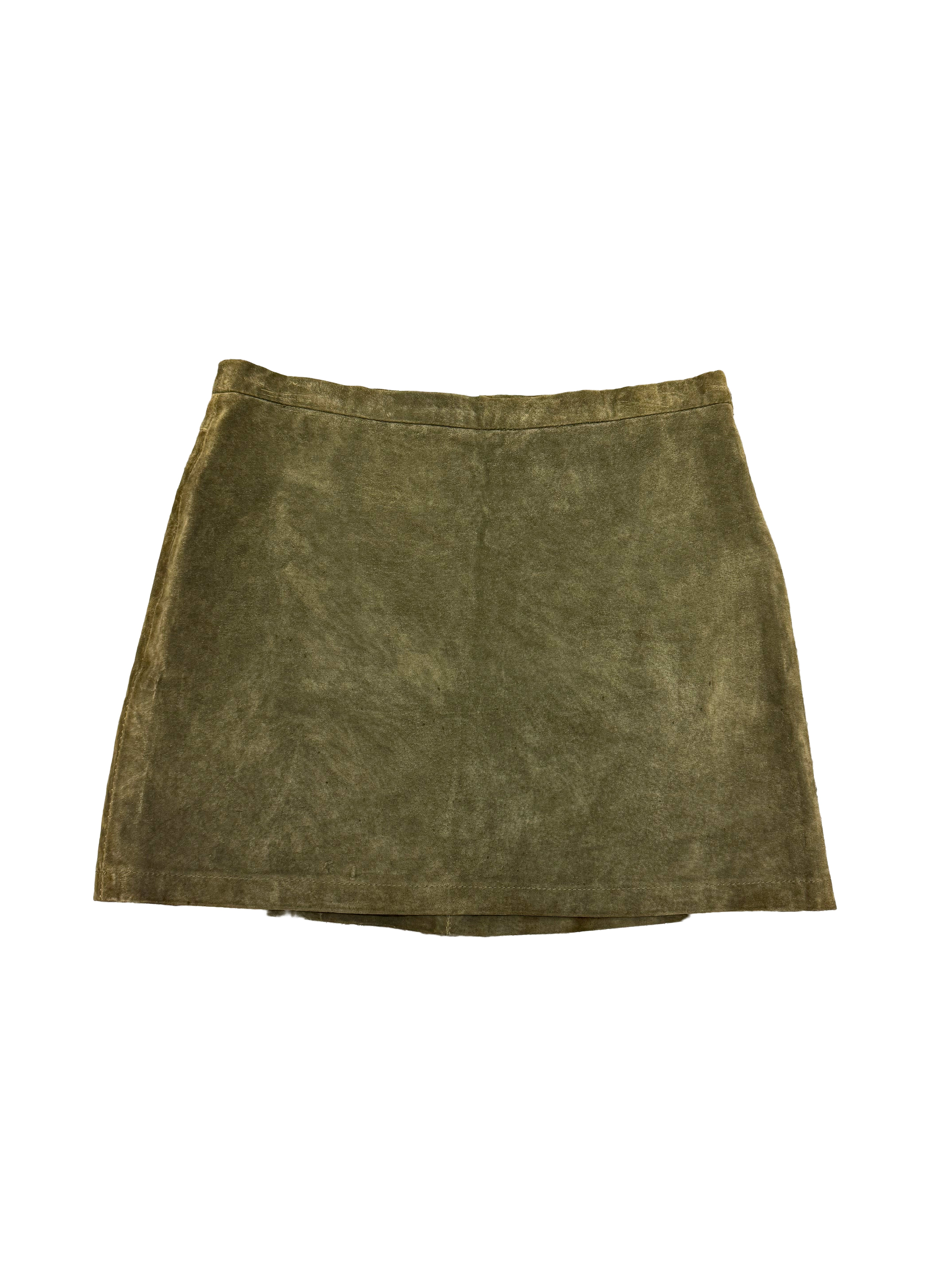 Calvin Klein Suede Mini Skirt