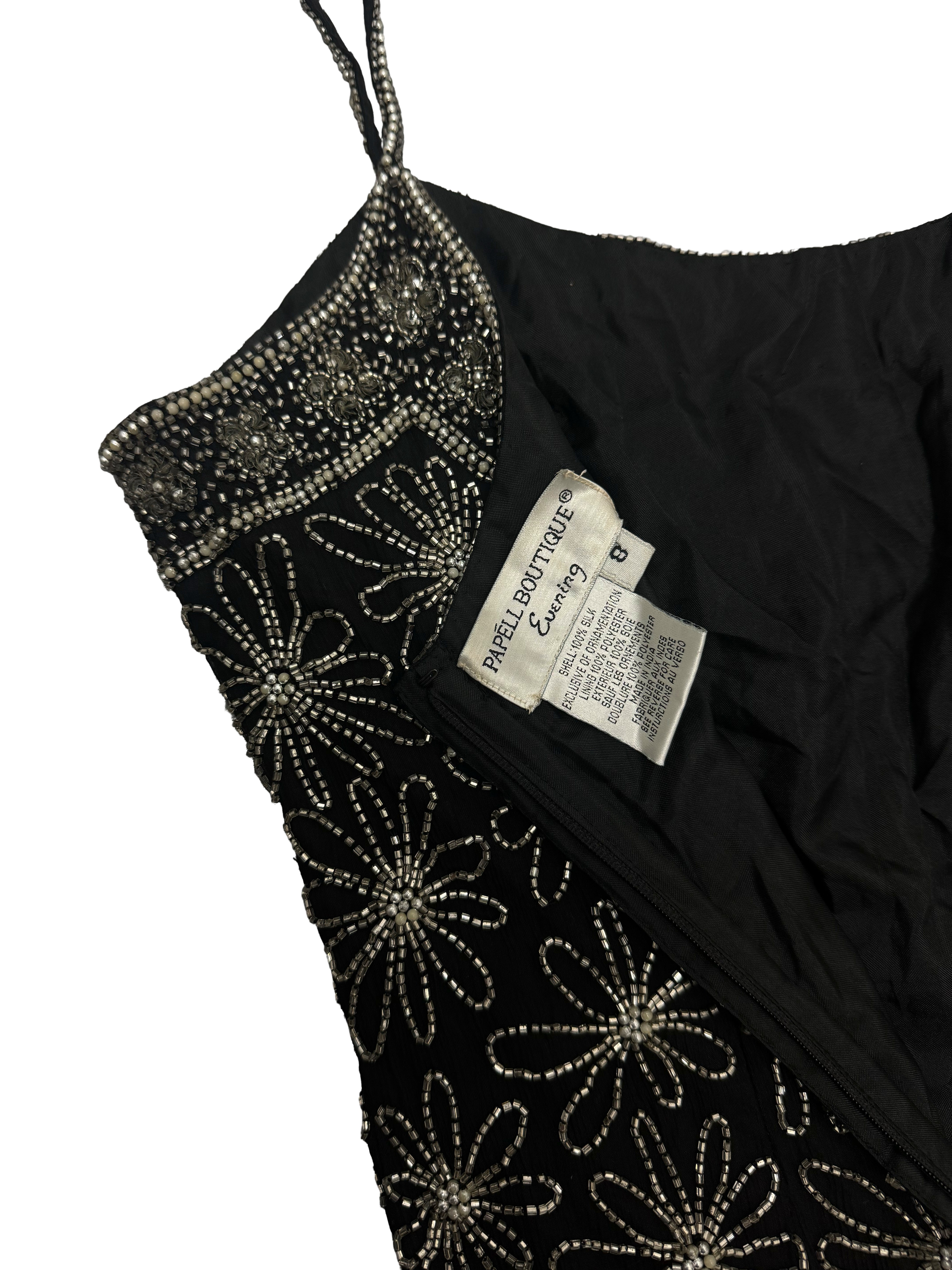 Adrianna Pappel Beaded Maxi Dress