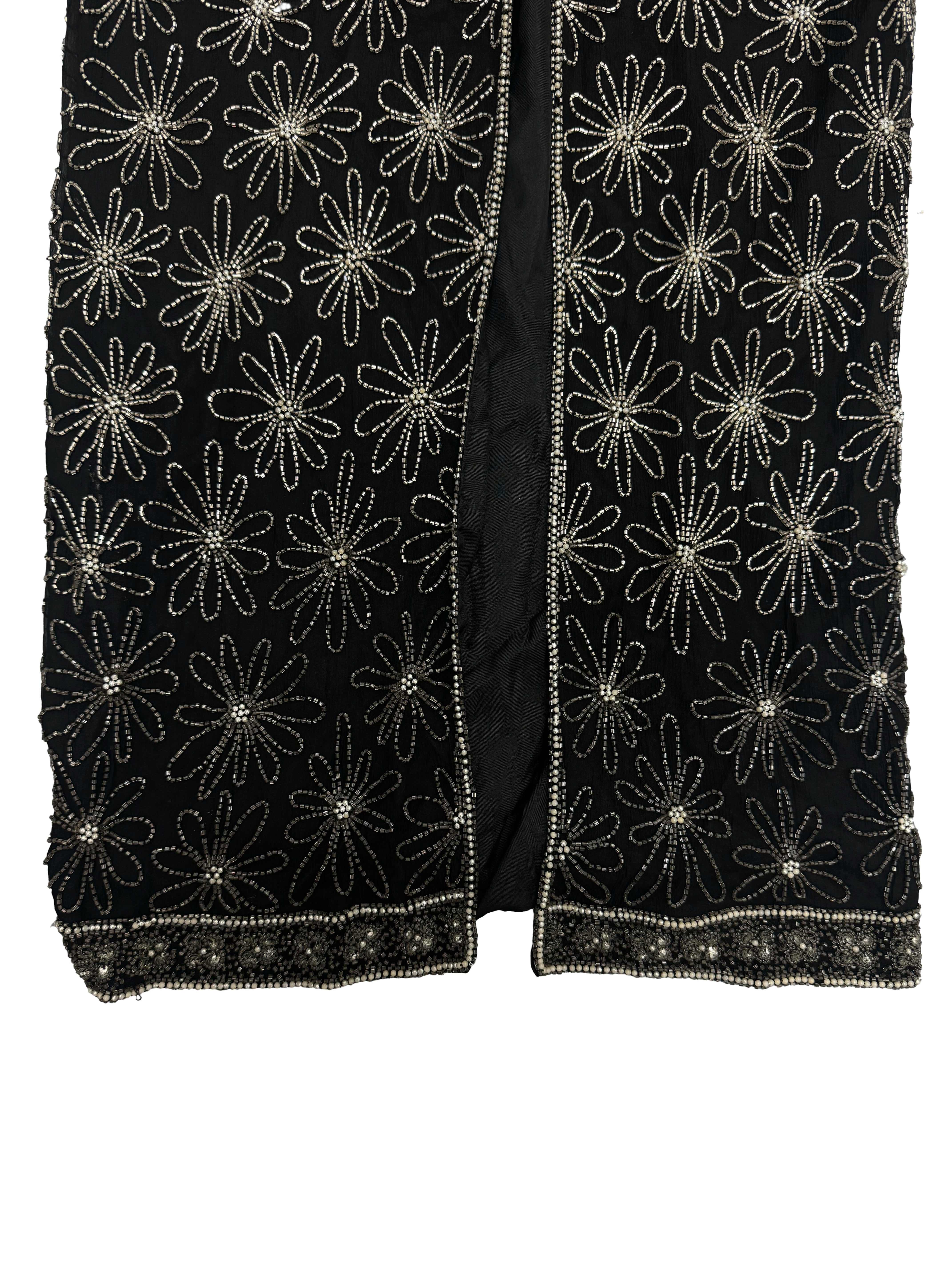 Adrianna Pappel Beaded Maxi Dress