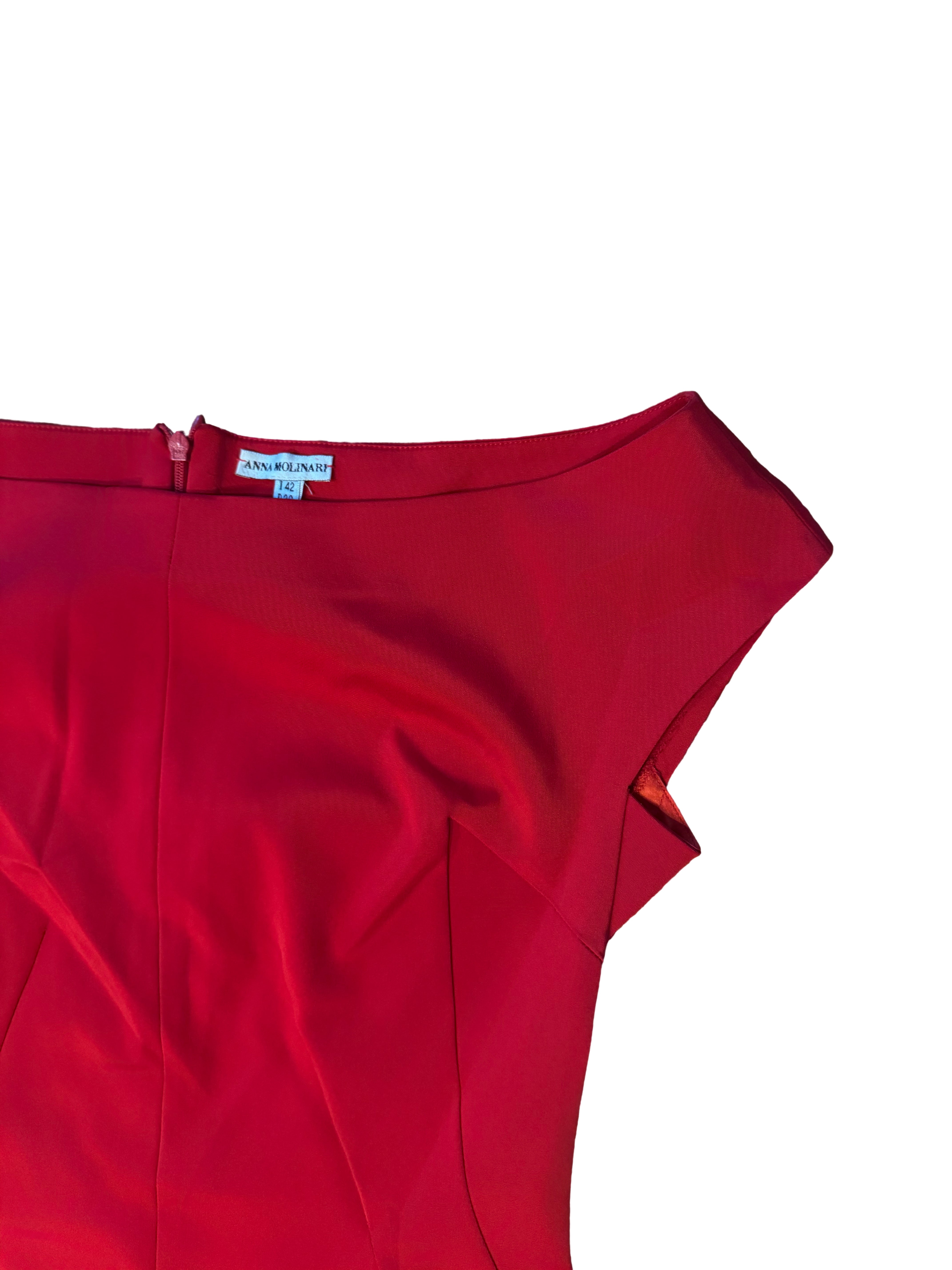 Anna Molinari Boatneck 90s Dress