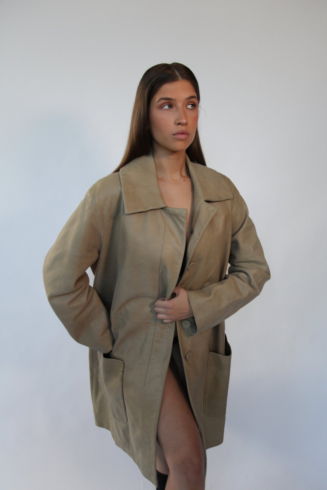 Chloe Leather Coat