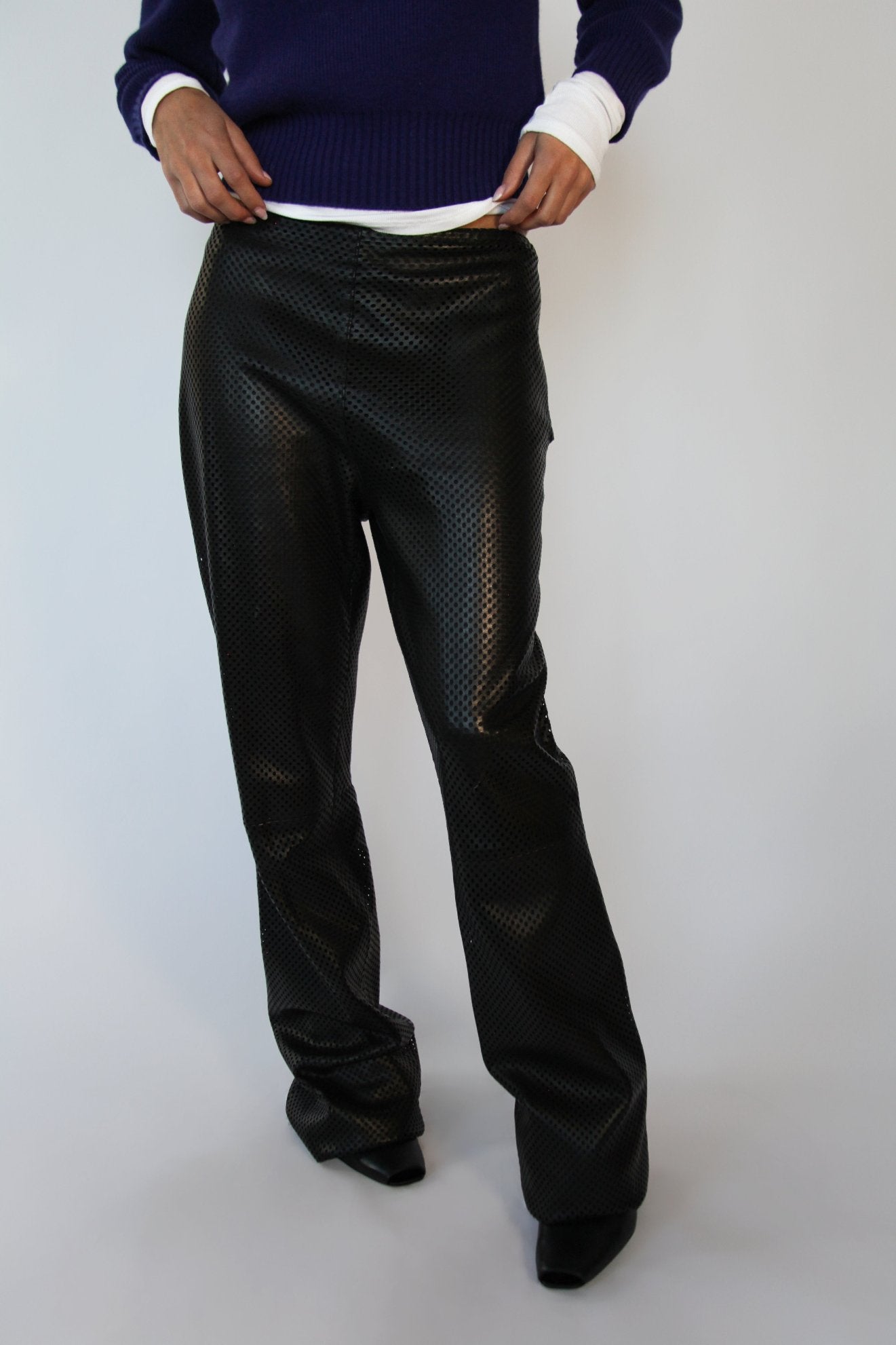 Celine Leather Pants