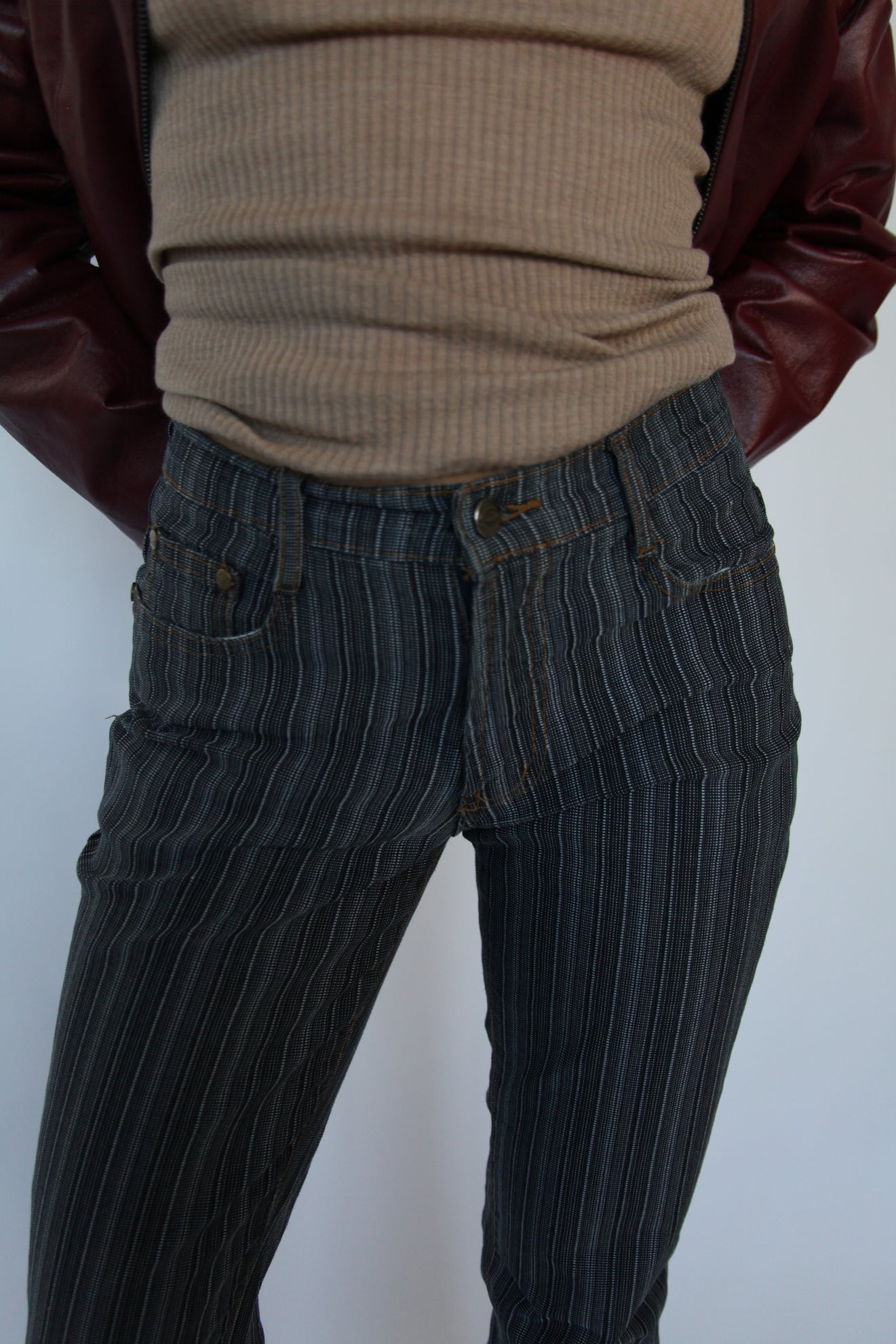 Roberto Cavalli Striped Jeans