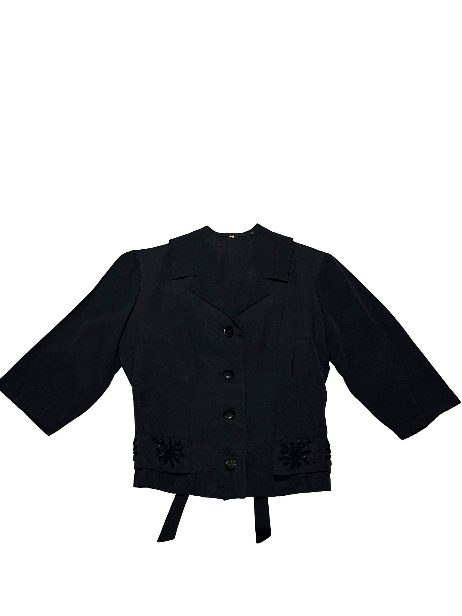 Unsigned Embroidered Top
