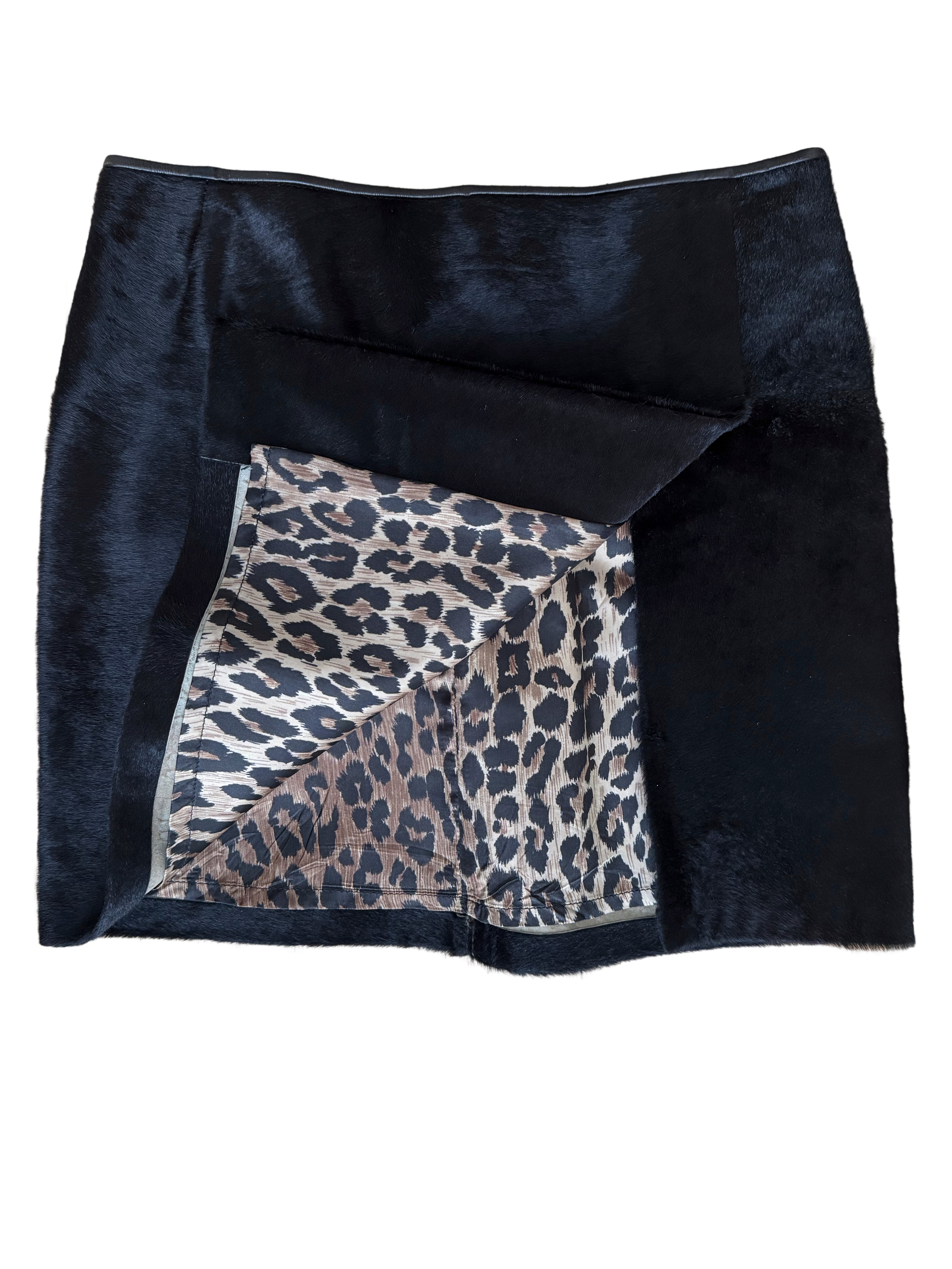 Dolce Gabbana 2000s Cowhide Mini Skirt