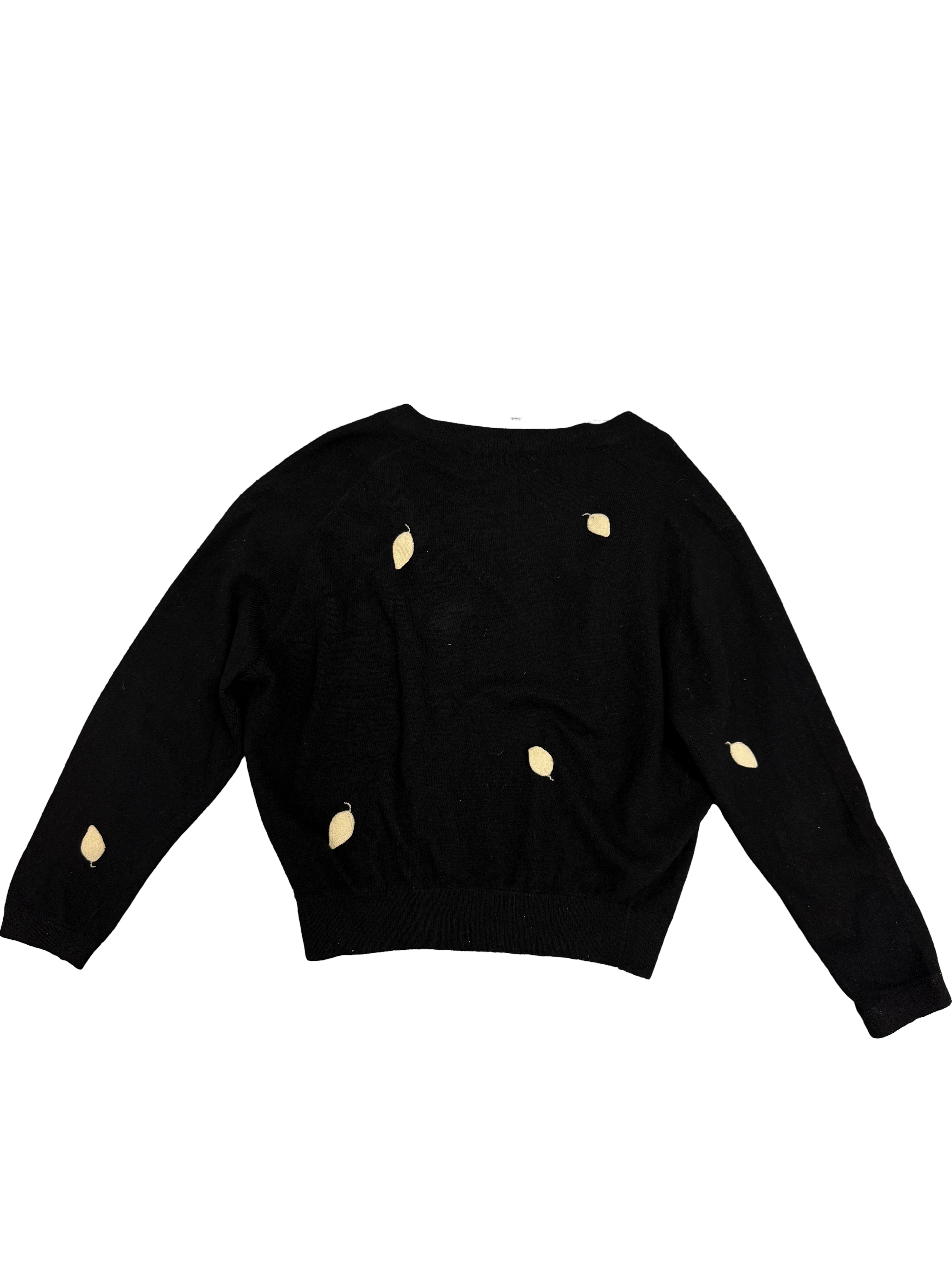Leaves Cashmere Cardigan