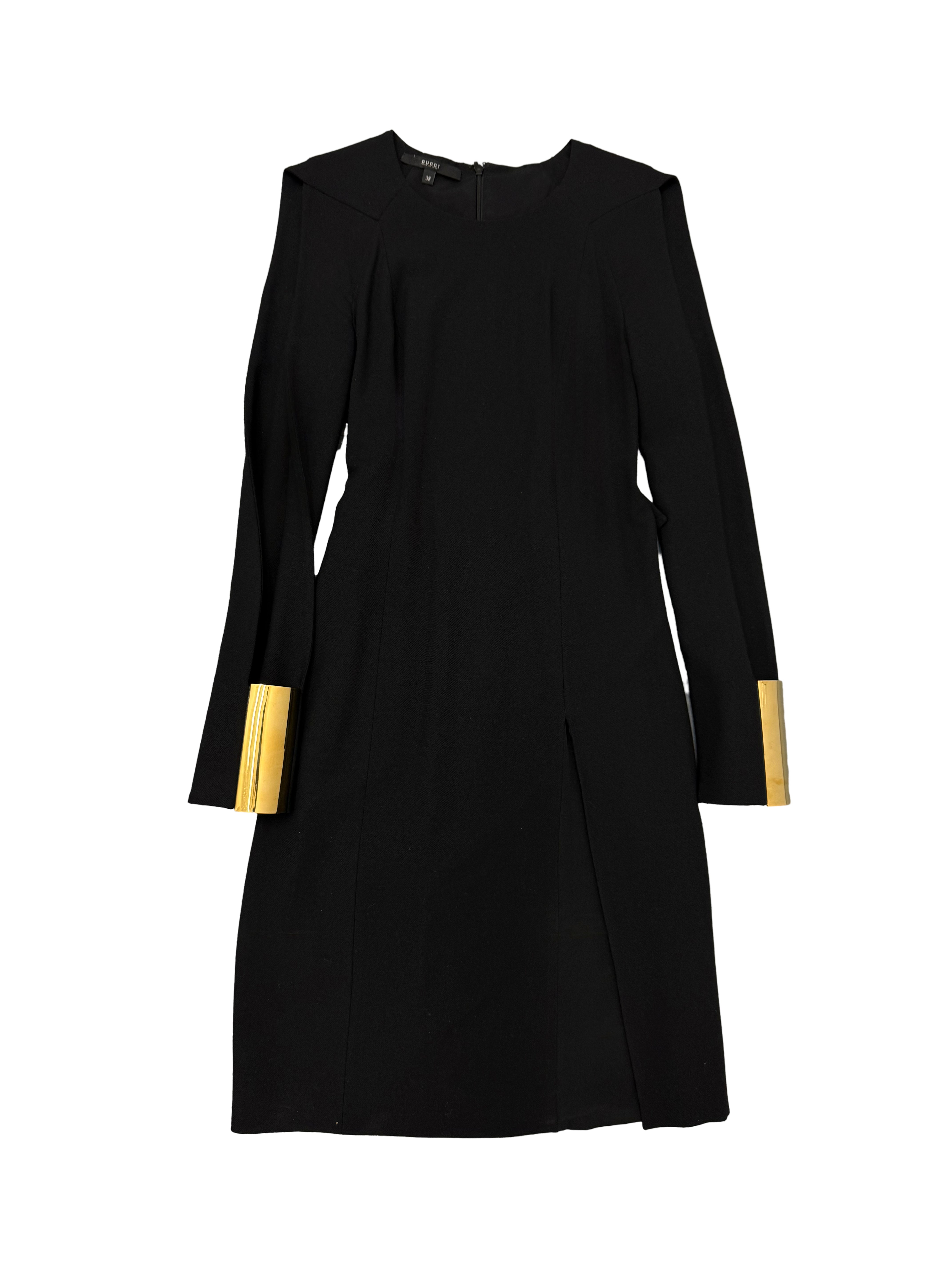 Gucci Black and Gold Dress