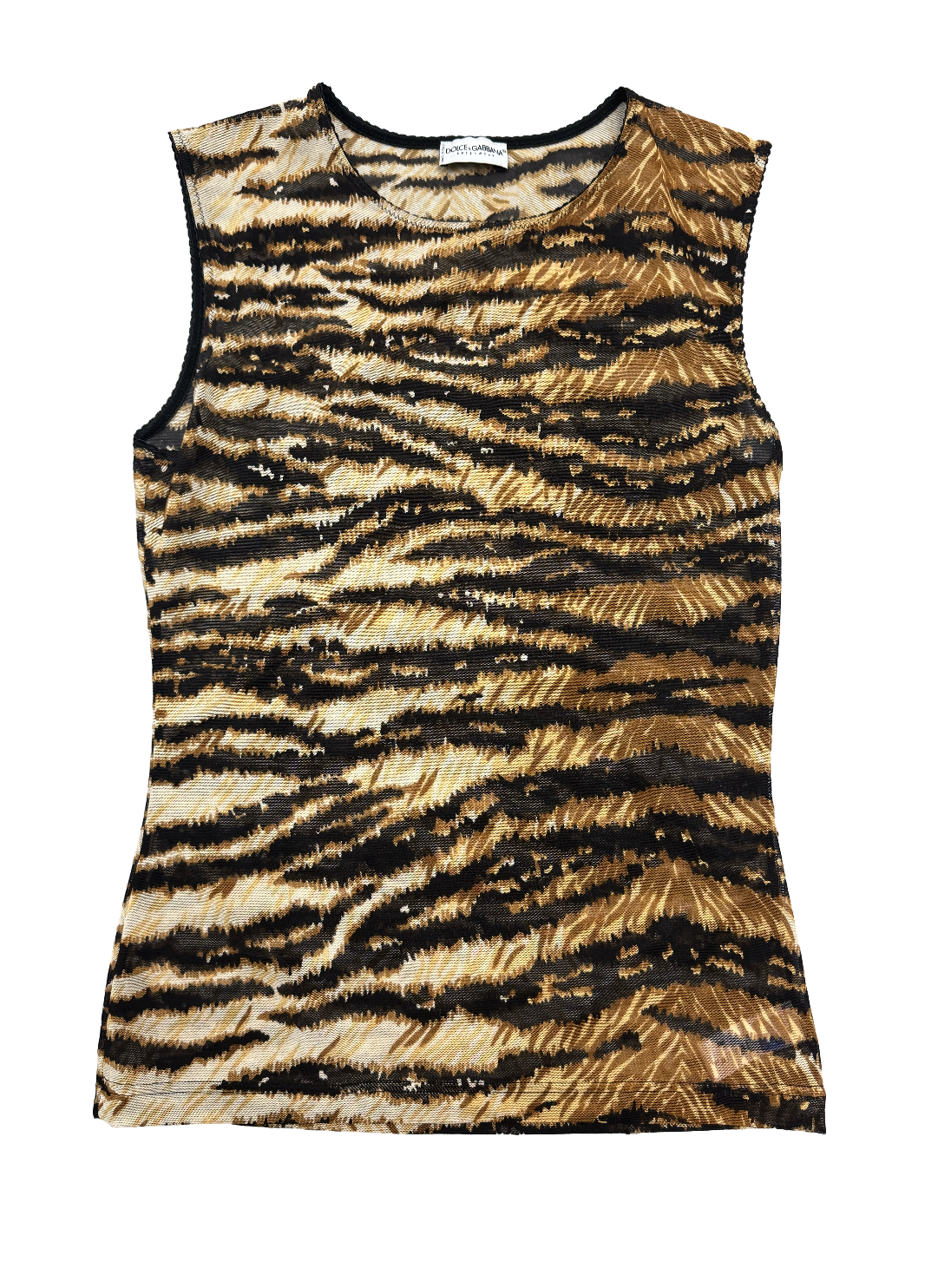 Dolce Gabbana Tiger Print Top