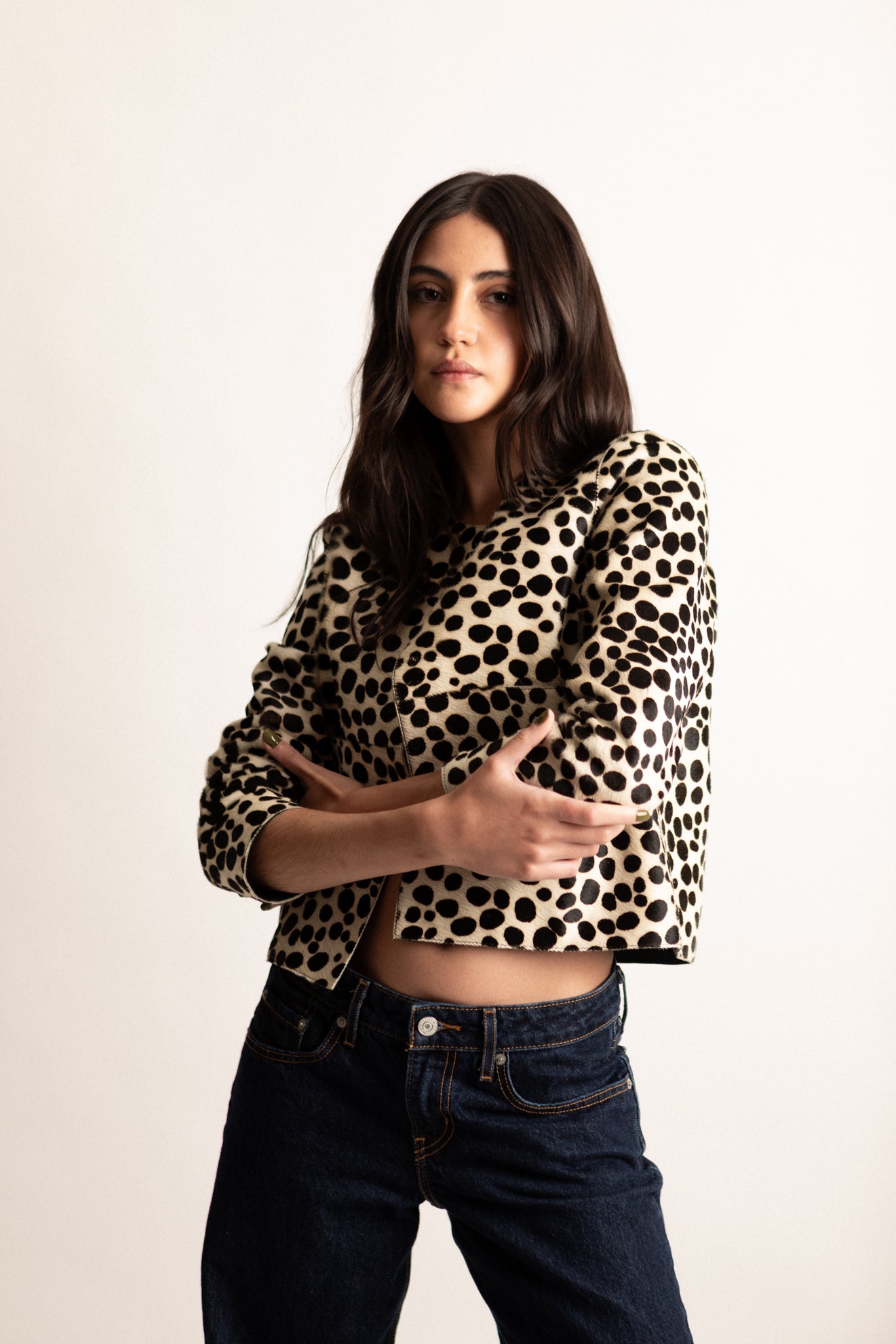 Dalmatian Leopard Print Jacket