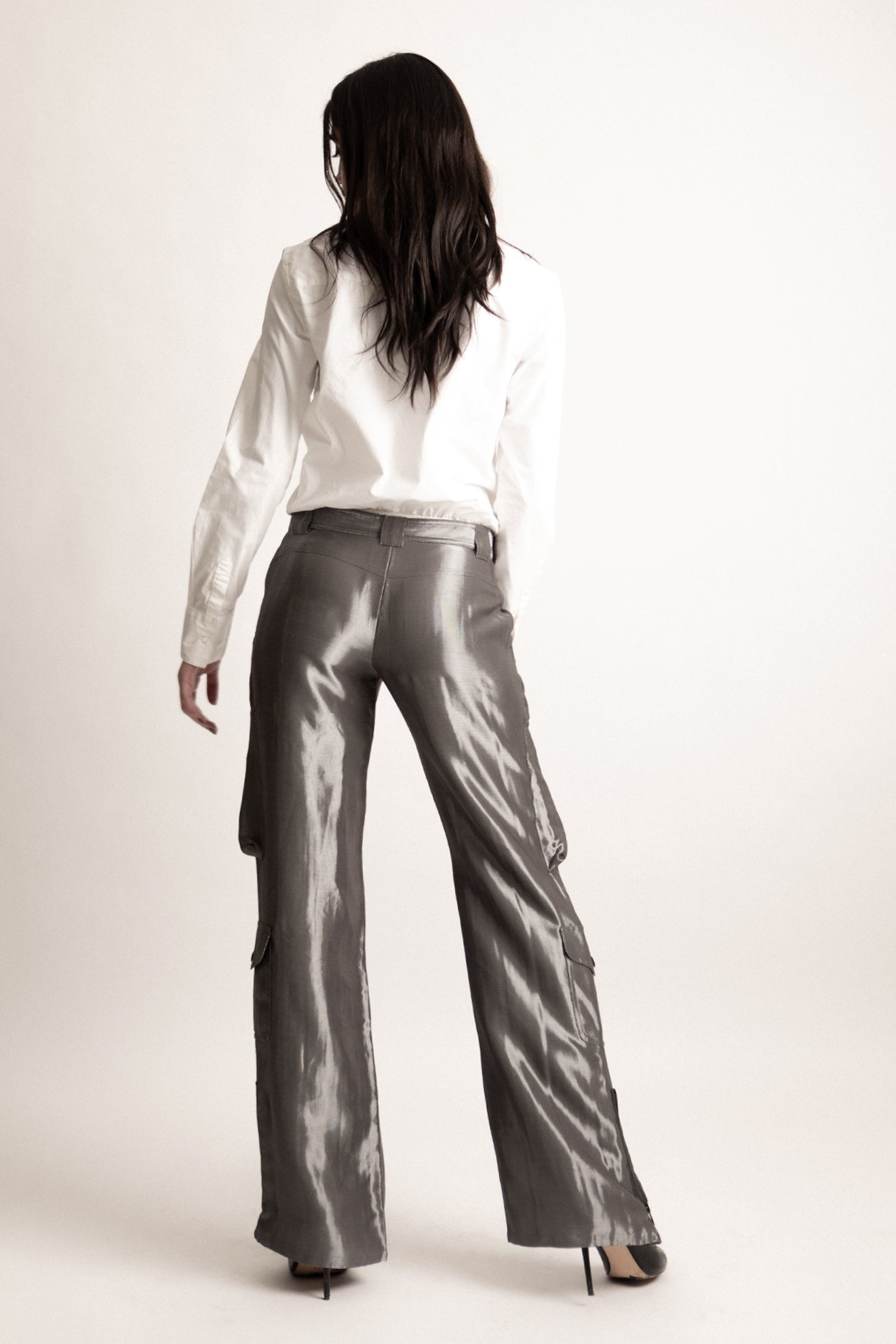 Moschino Silver Pants