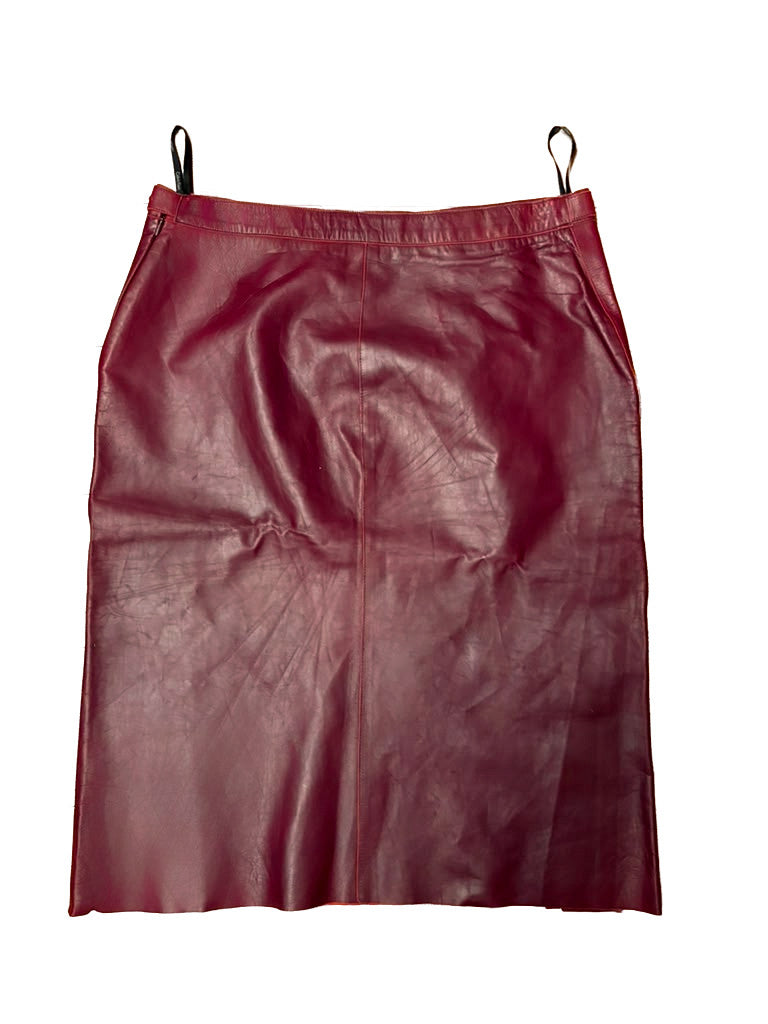 Calvin Klein Leather Skirt